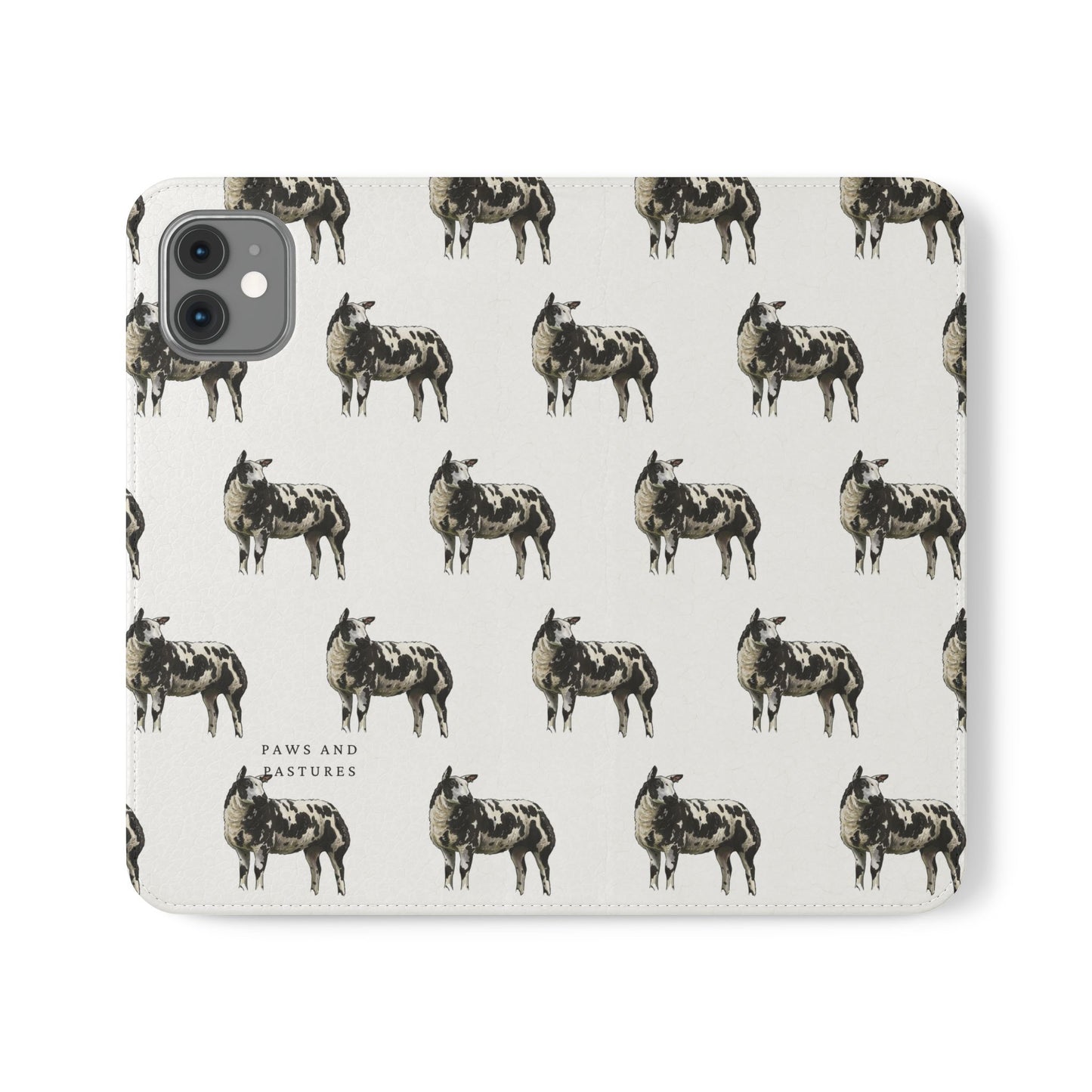 Ditch Spotted Sheep iPhone Flip Case