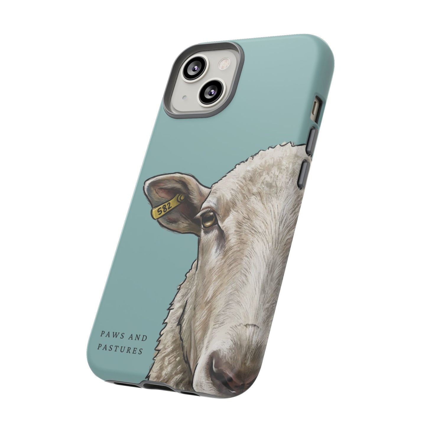 Teal Sheep Phone Case