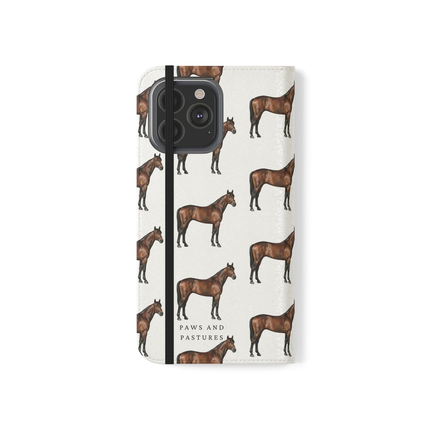 Horse Pattern iPhone Flip Case