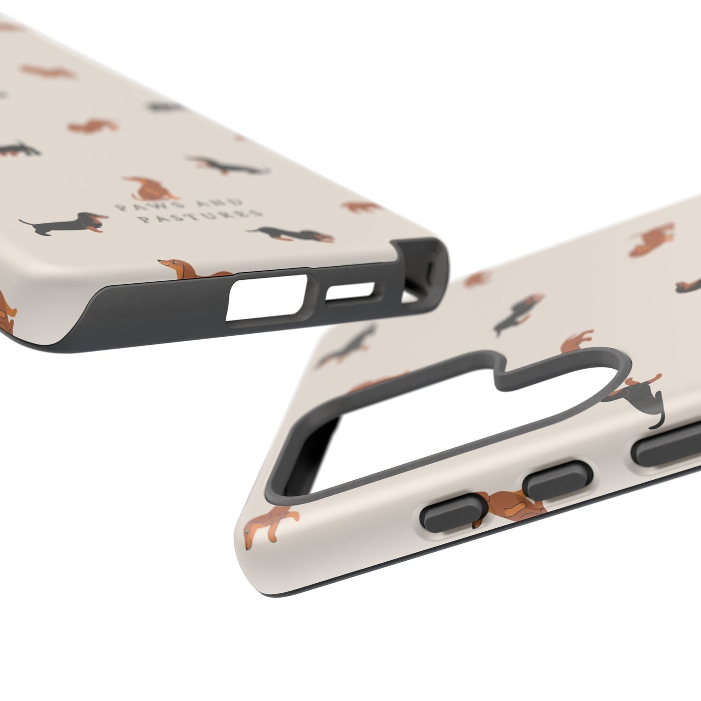 Dachshund Pattern Phone Case — Cute Wiener Dog Protective Cover