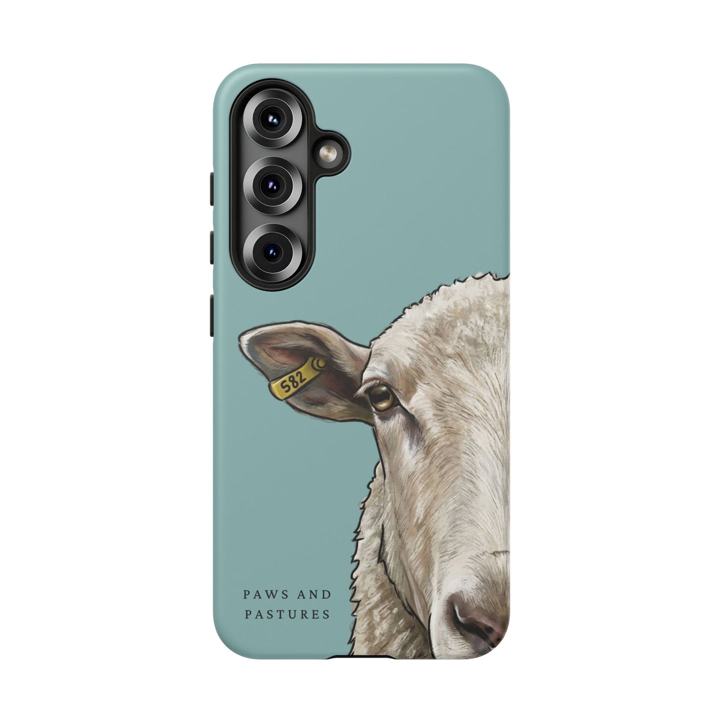 Teal Sheep Phone Case