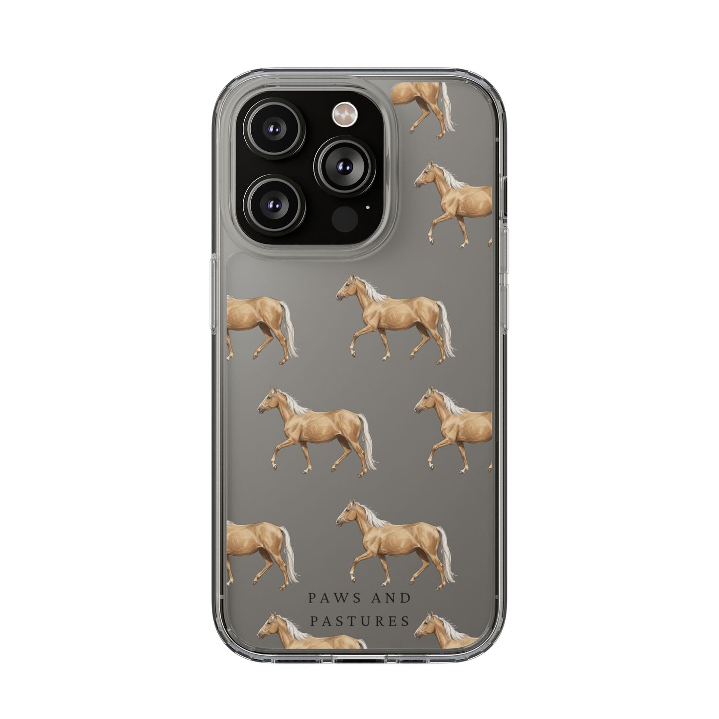 Horse Pattern iPhone Clear Case