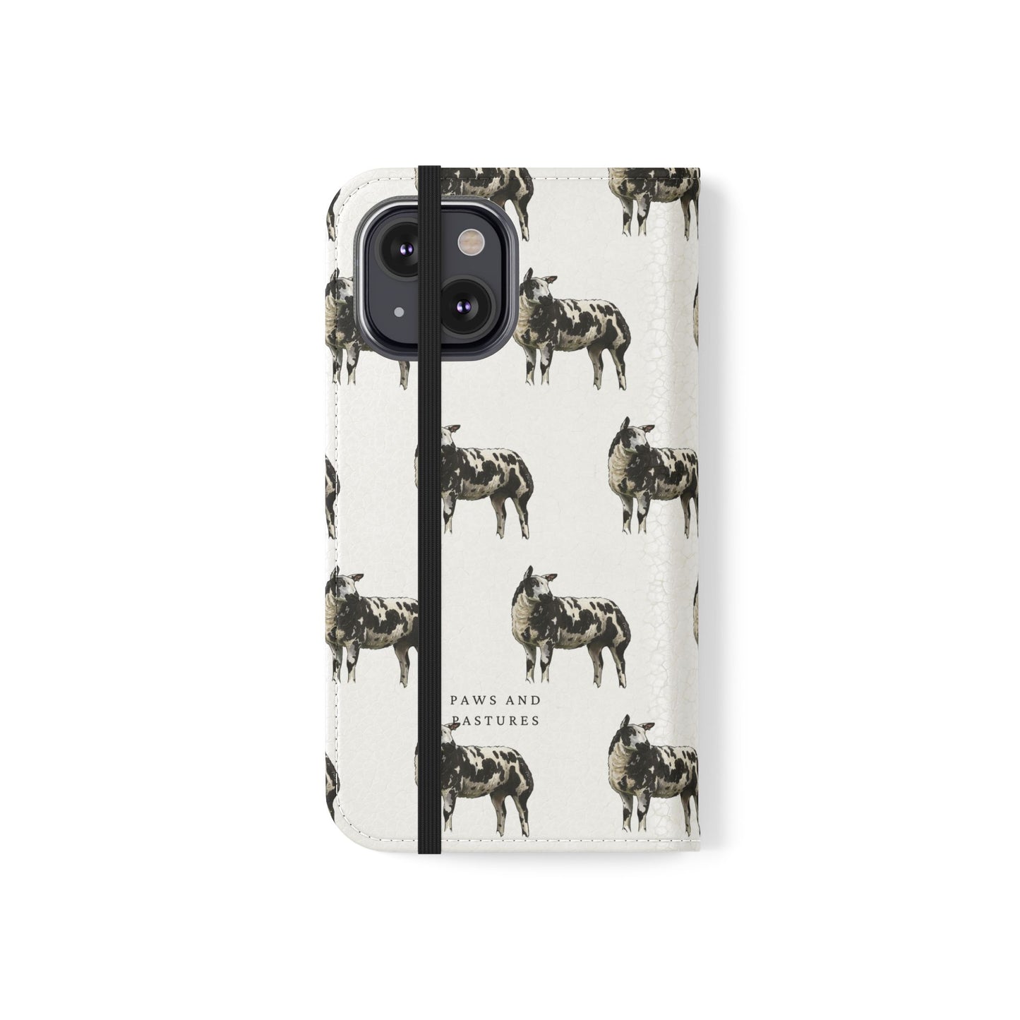 Ditch Spotted Sheep iPhone Flip Case