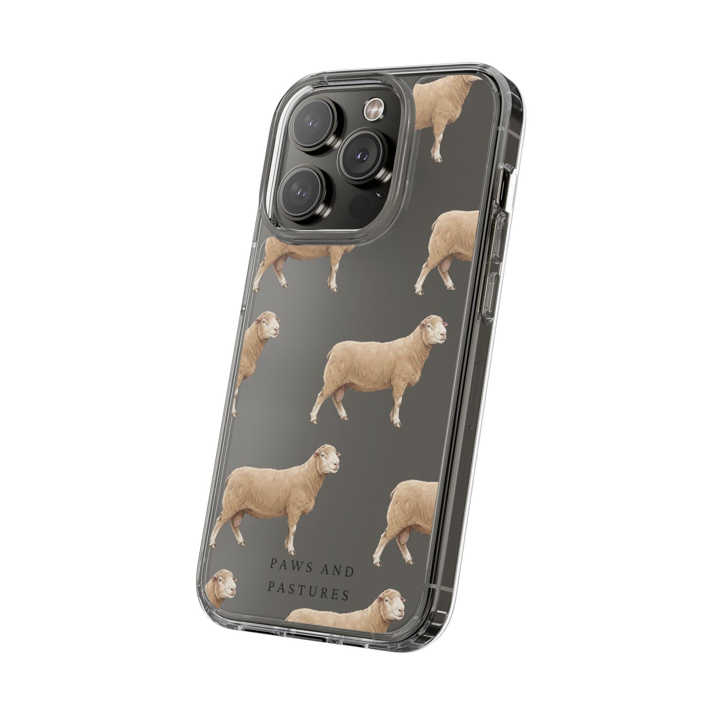 Dorset Sheep Pattern iPhone Clear Case