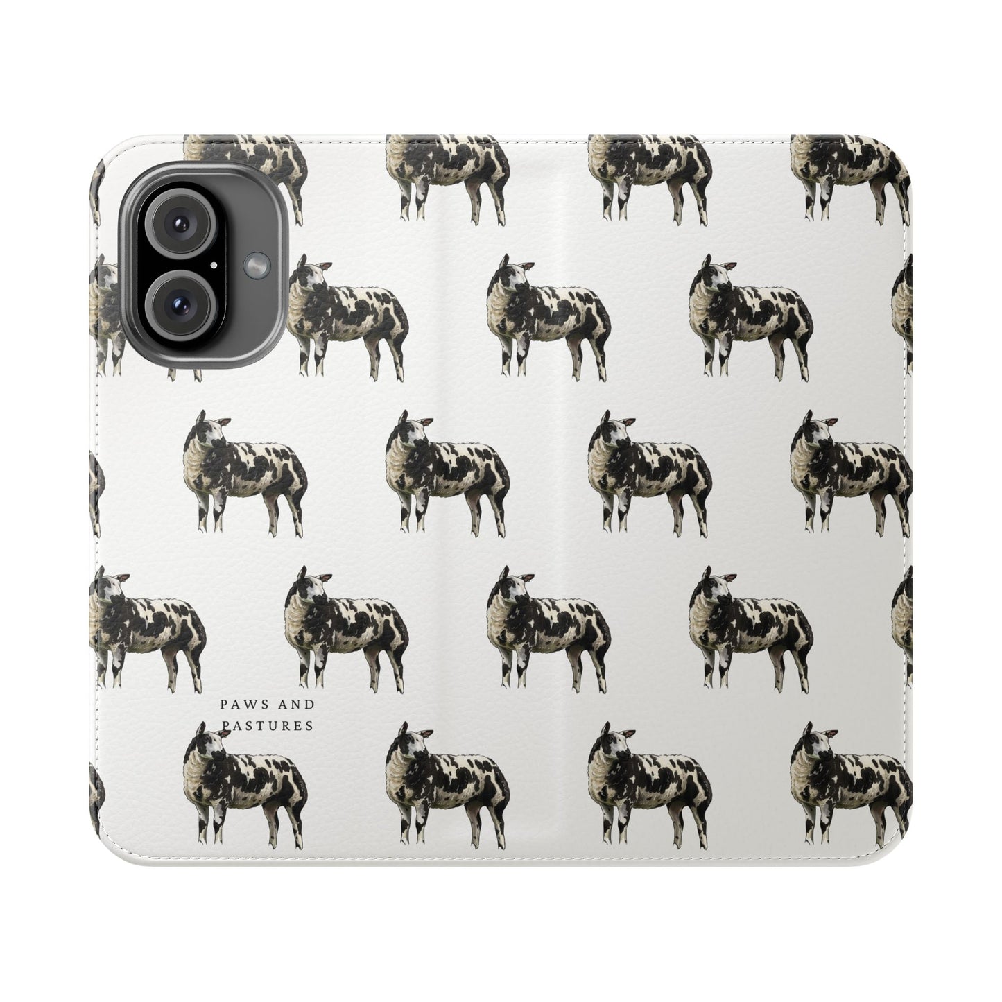 Ditch Spotted Sheep iPhone Flip Case