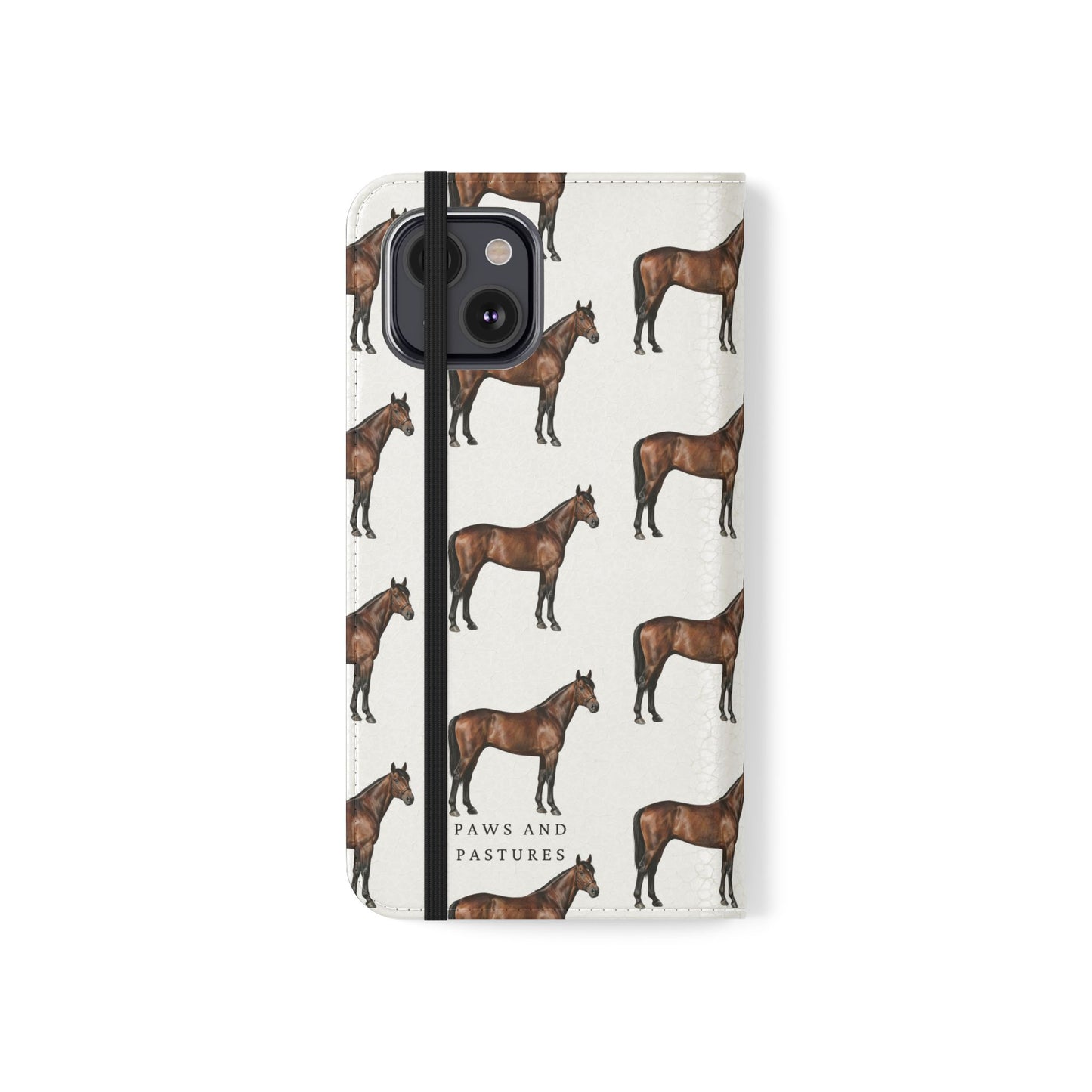 Horse Pattern iPhone Flip Case