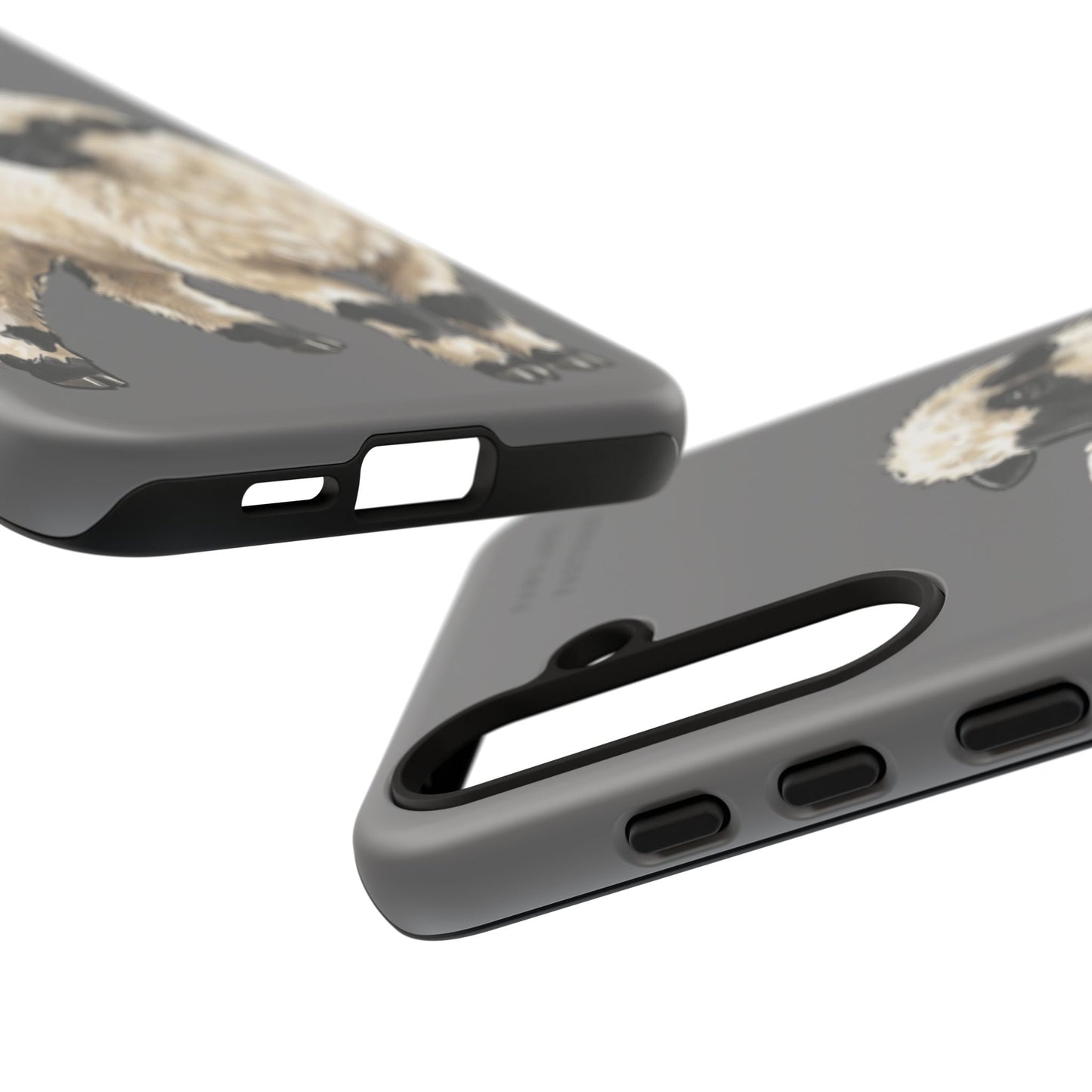 Grey Valais Blacknose Sheep Phone Case – 'Paws and Pastures' Cute Lamb Protective iPhone Cover