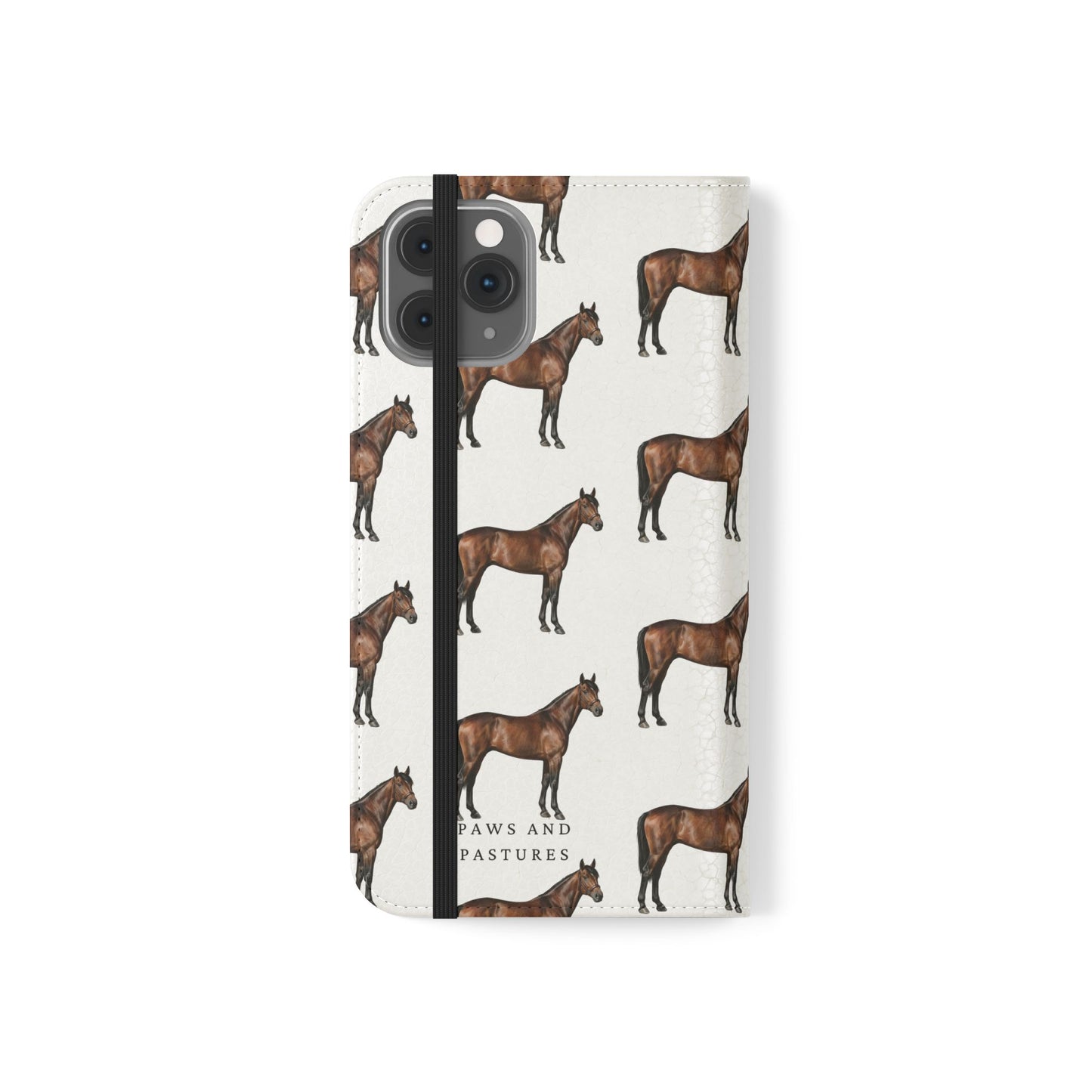 Horse Pattern iPhone Flip Case