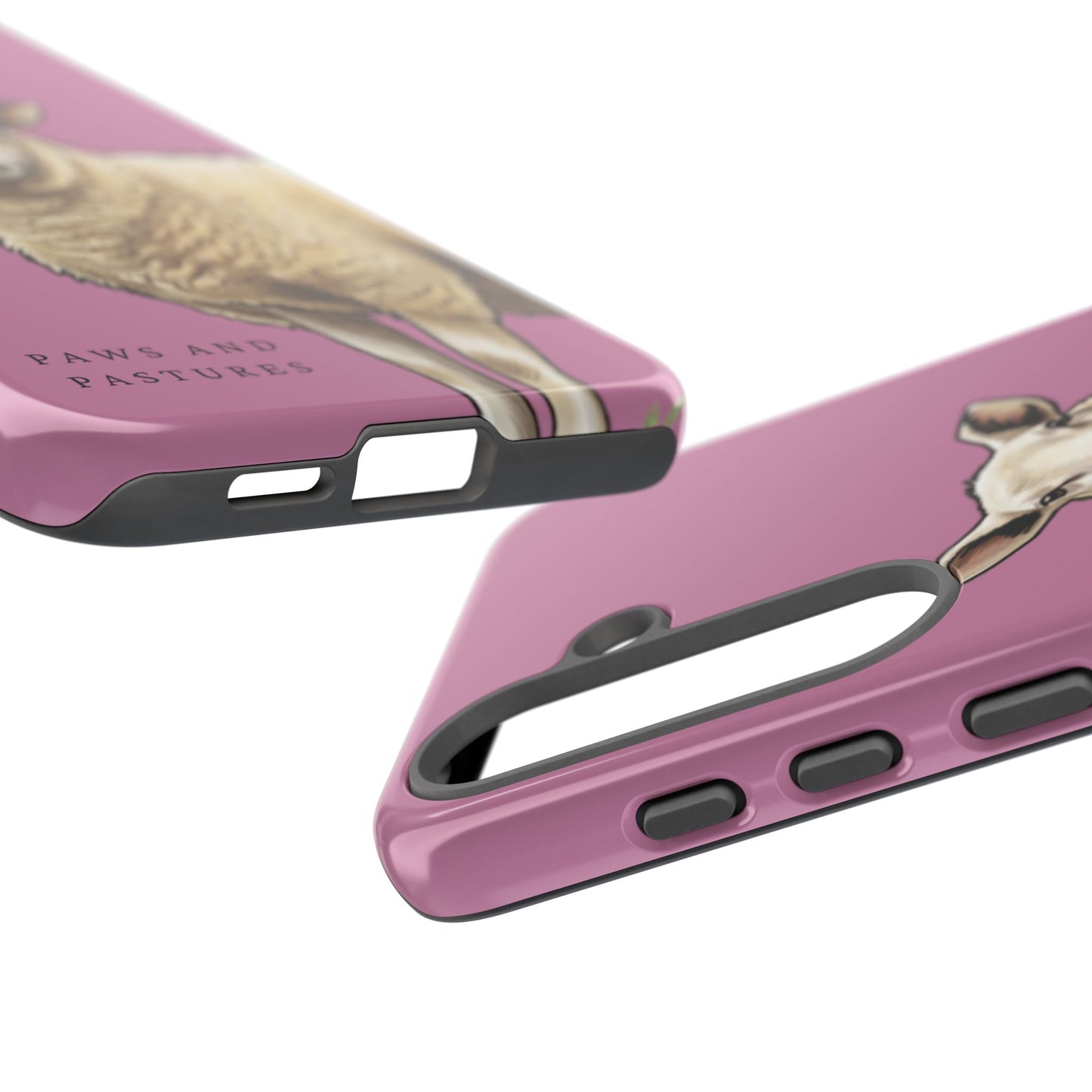 Pink Sheep Illustration Tough Phone Case