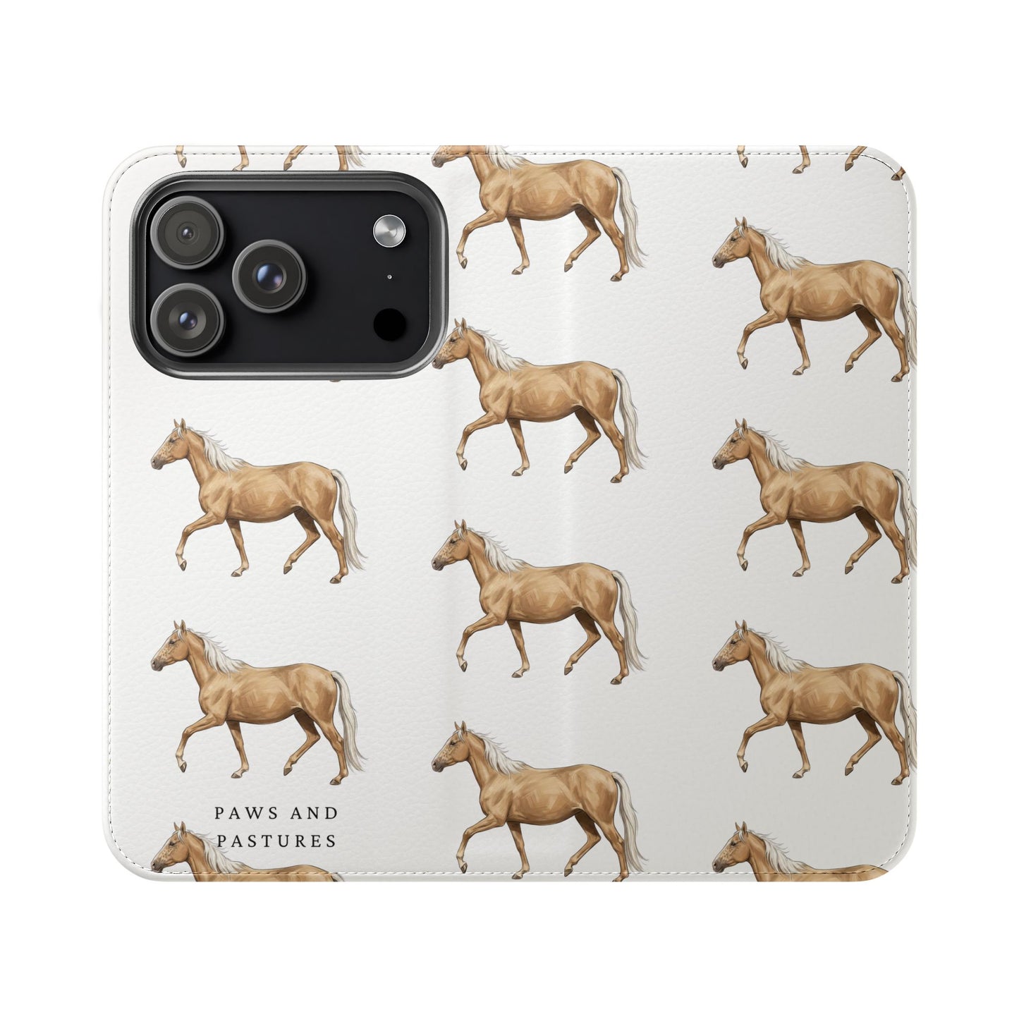 Horse Pattern iPhone Flip Case
