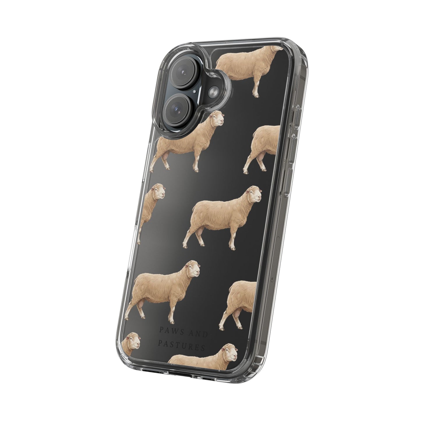 Dorset Sheep Pattern iPhone Clear Case