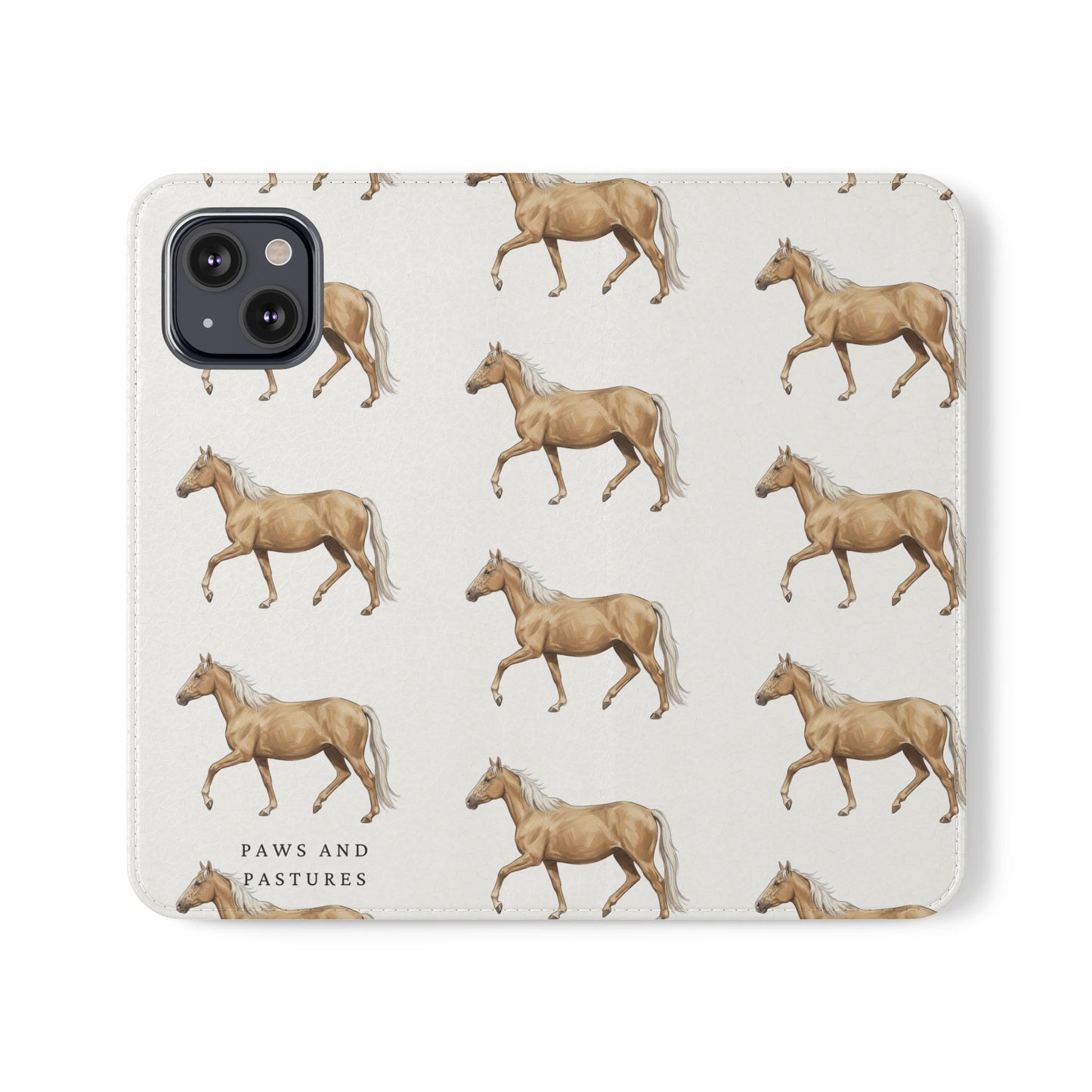 Horse Pattern iPhone Flip Case