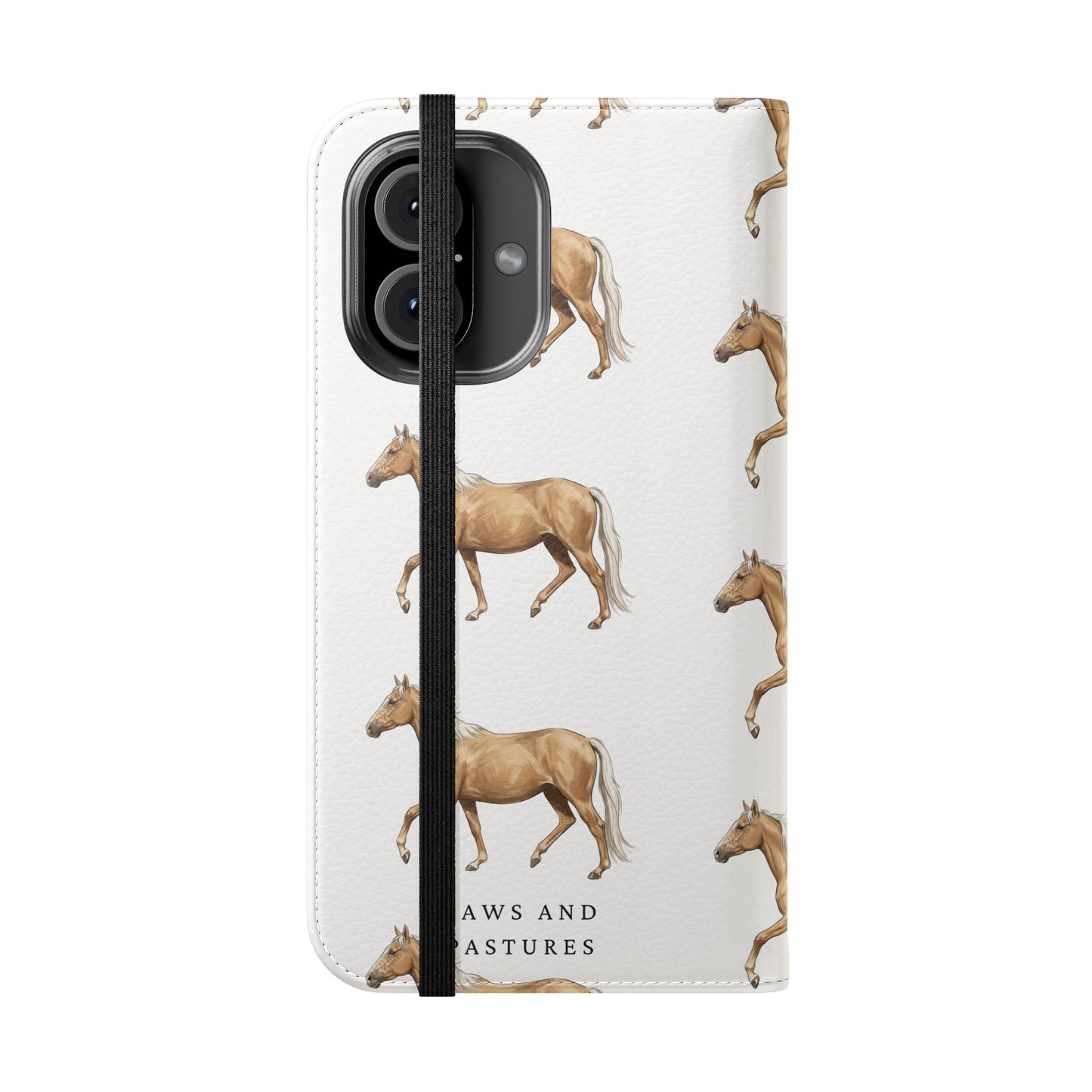 Horse Pattern iPhone Flip Case