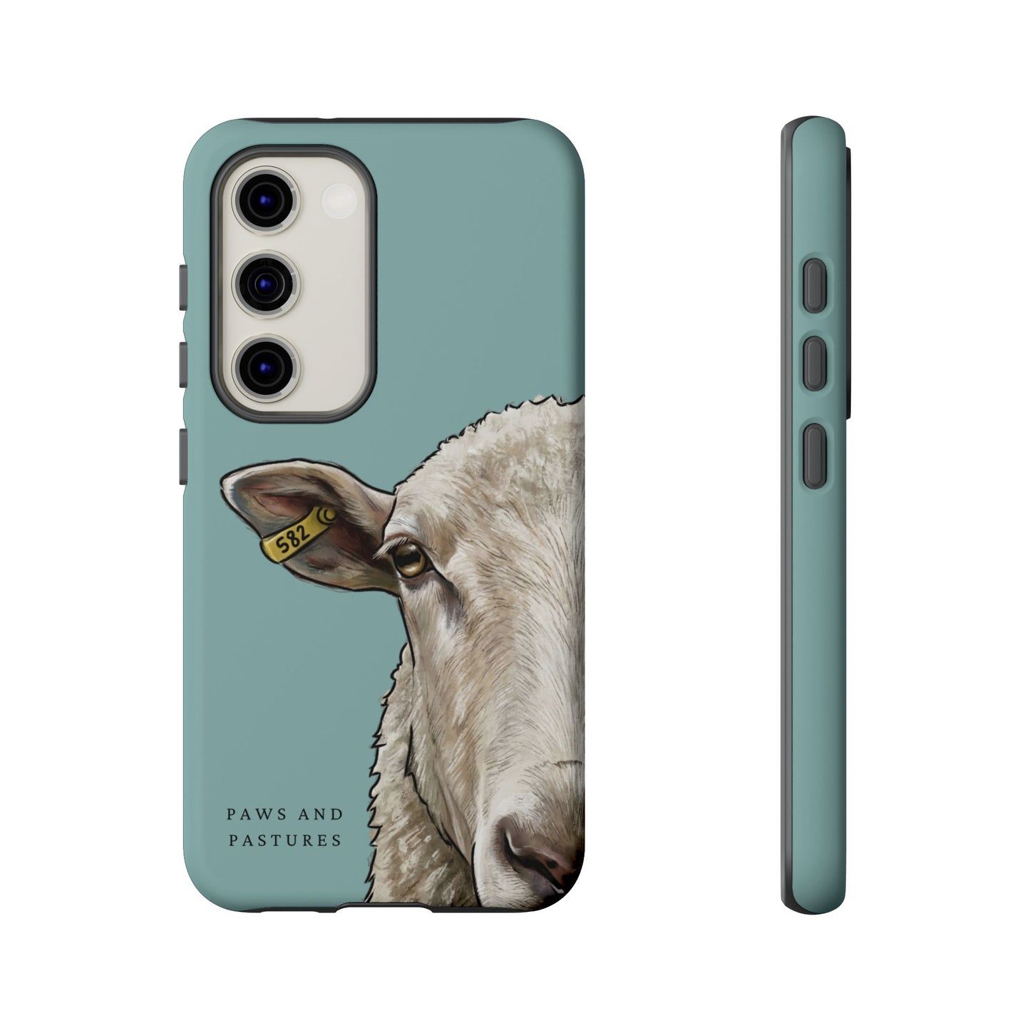Teal Sheep Phone Case