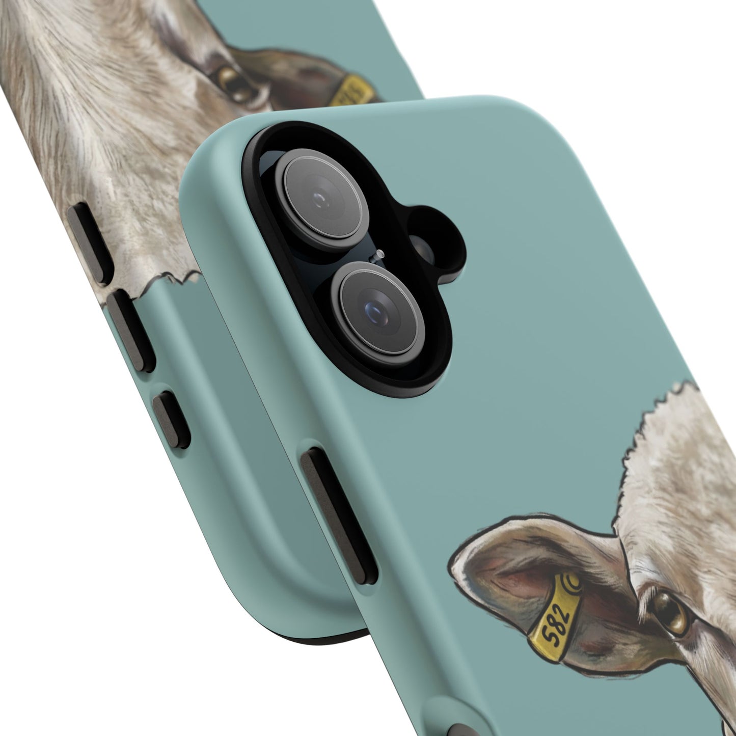 Teal Sheep Phone Case