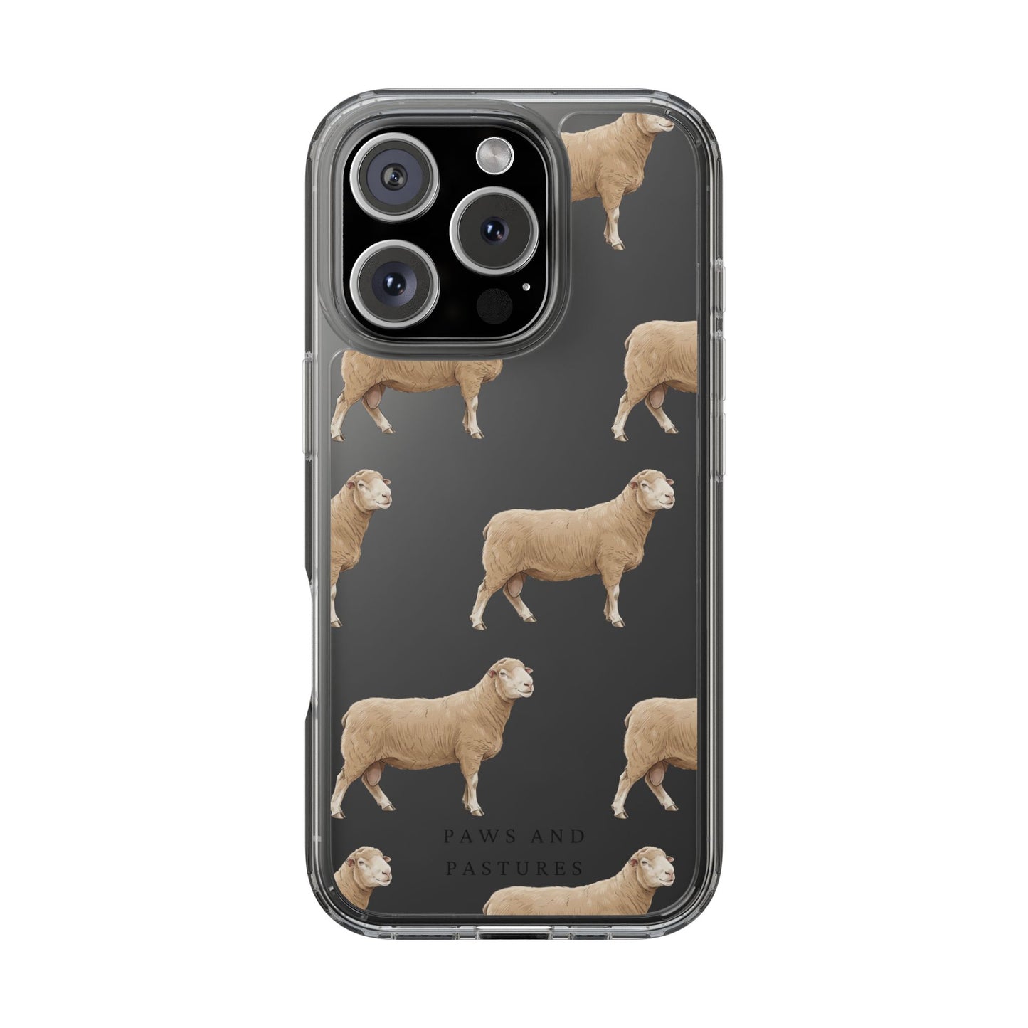 Dorset Sheep Pattern iPhone Clear Case