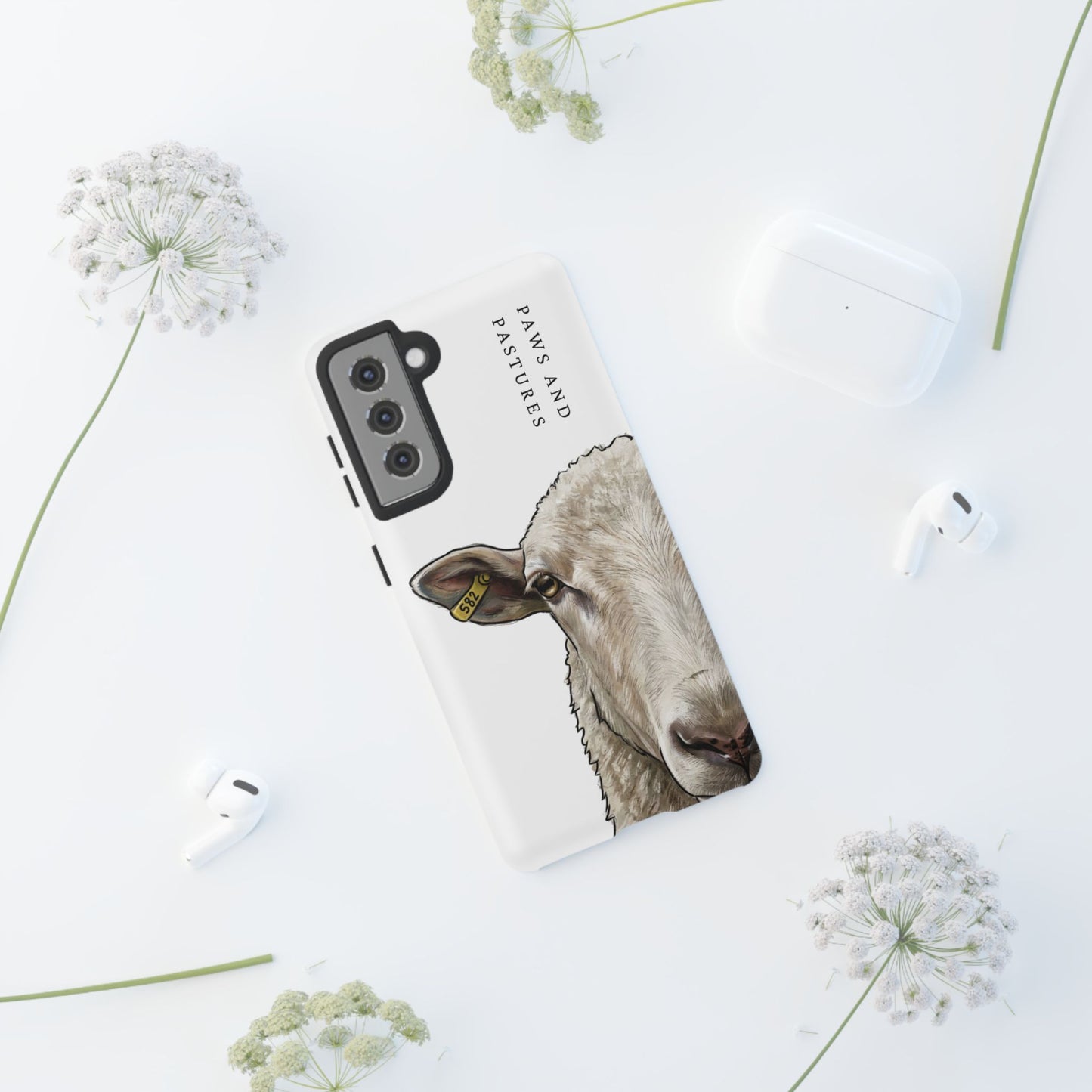White Sheep Phone Case