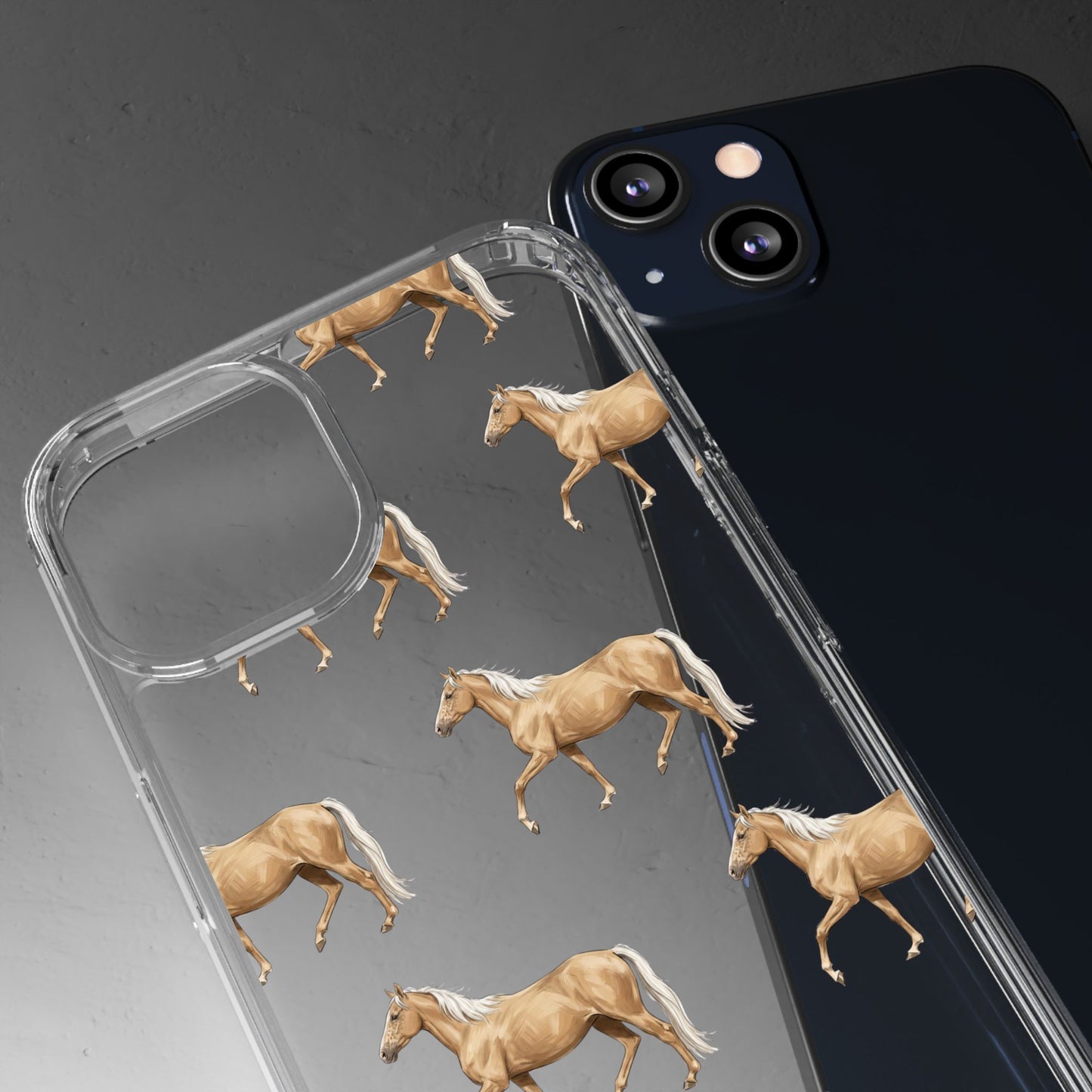 Horse Pattern iPhone Clear Case