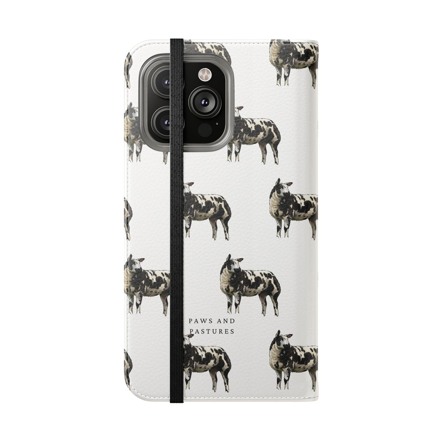 Ditch Spotted Sheep iPhone Flip Case