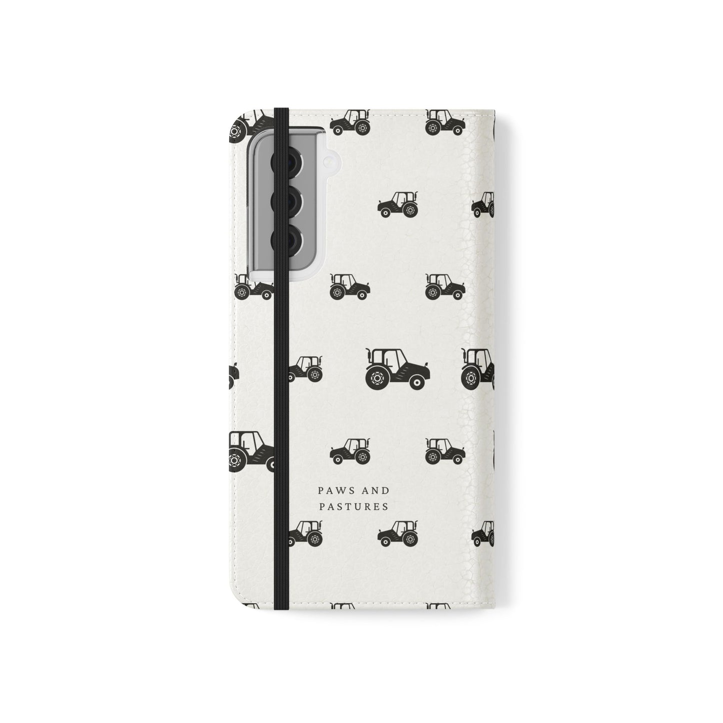 Tractor Pattern Flip Phone Case — Paws & Pastures Wallet Cover