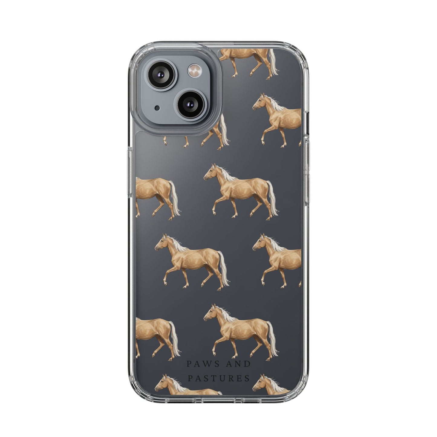 Horse Pattern iPhone Clear Case