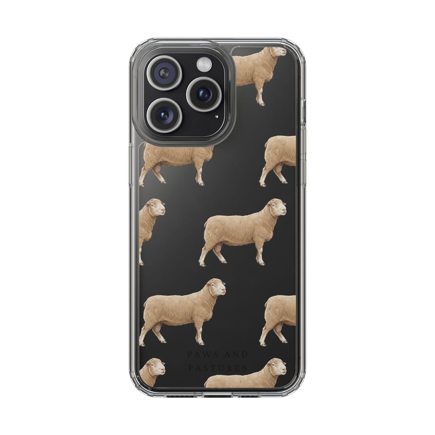 Dorset Sheep Pattern iPhone Clear Case