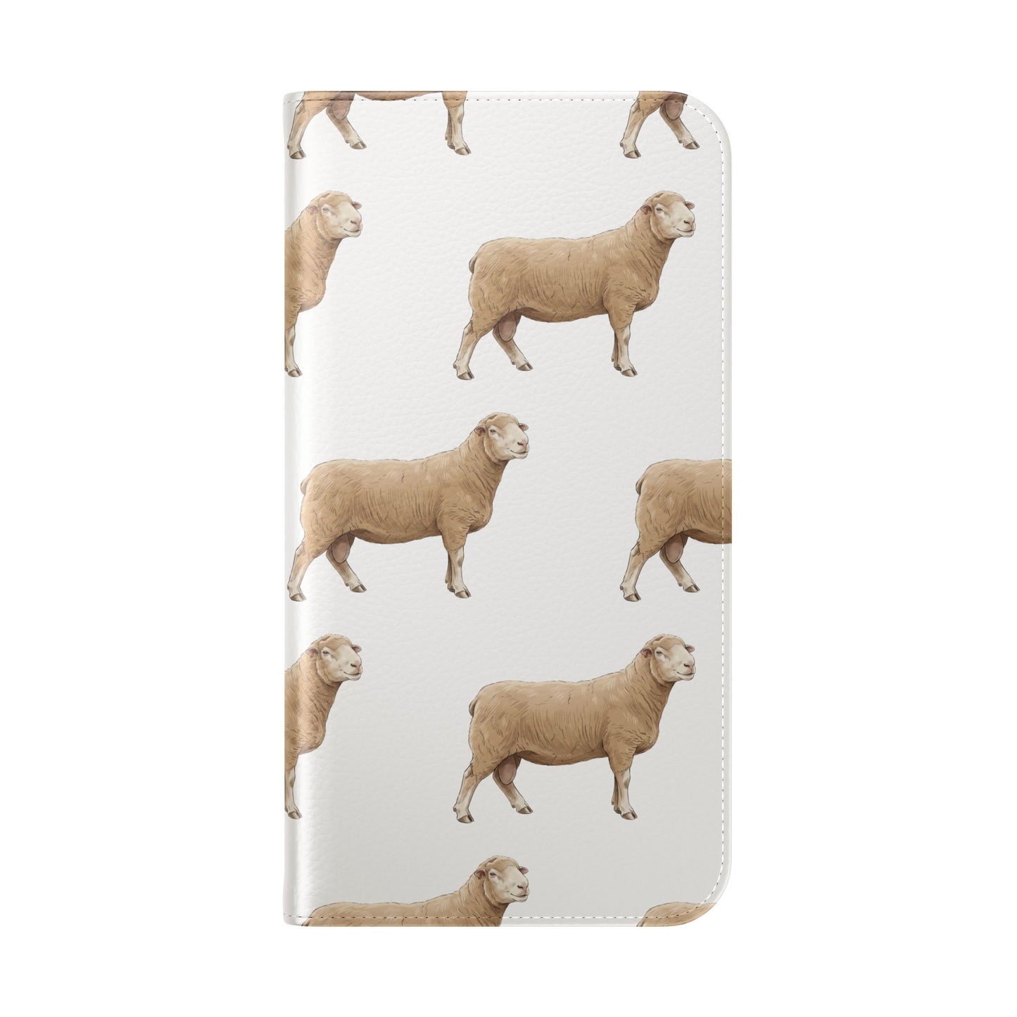 Sheep Pattern iPhone Flip Case