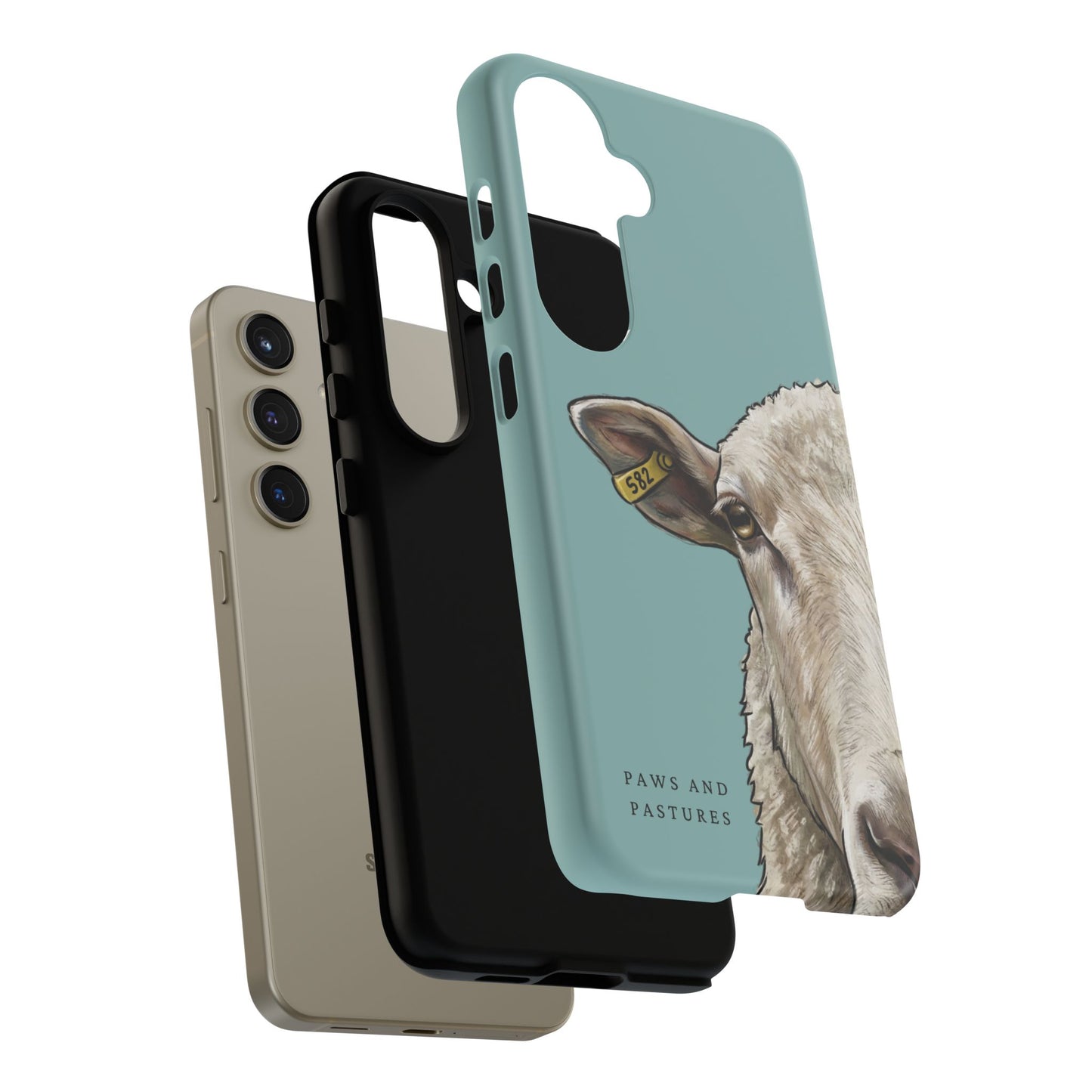 Teal Sheep Phone Case