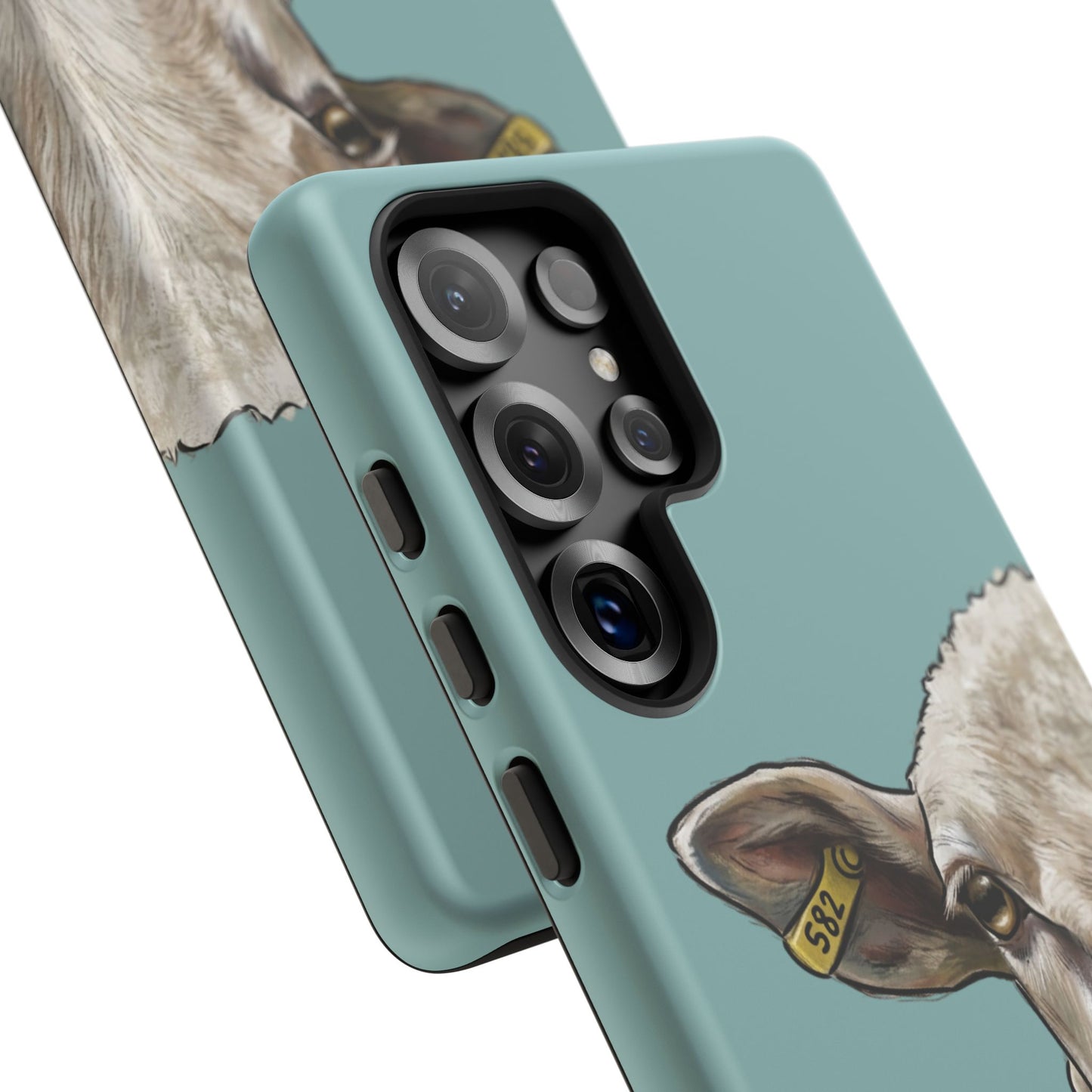 Teal Sheep Phone Case