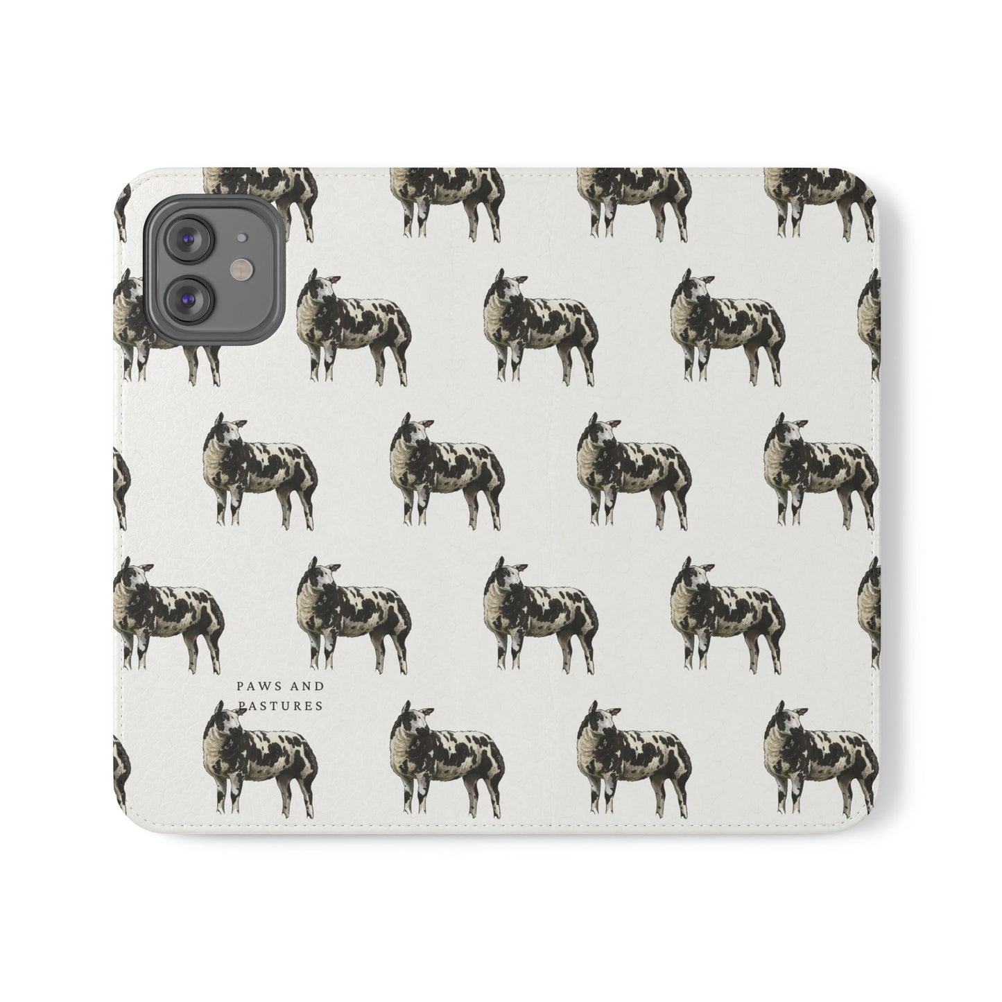 Ditch Spotted Sheep iPhone Flip Case