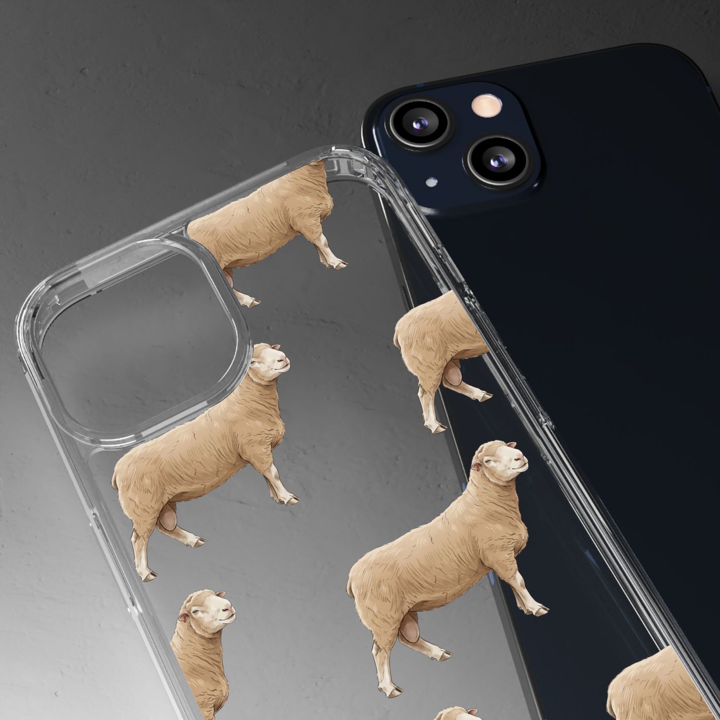 Dorset Sheep Pattern iPhone Clear Case