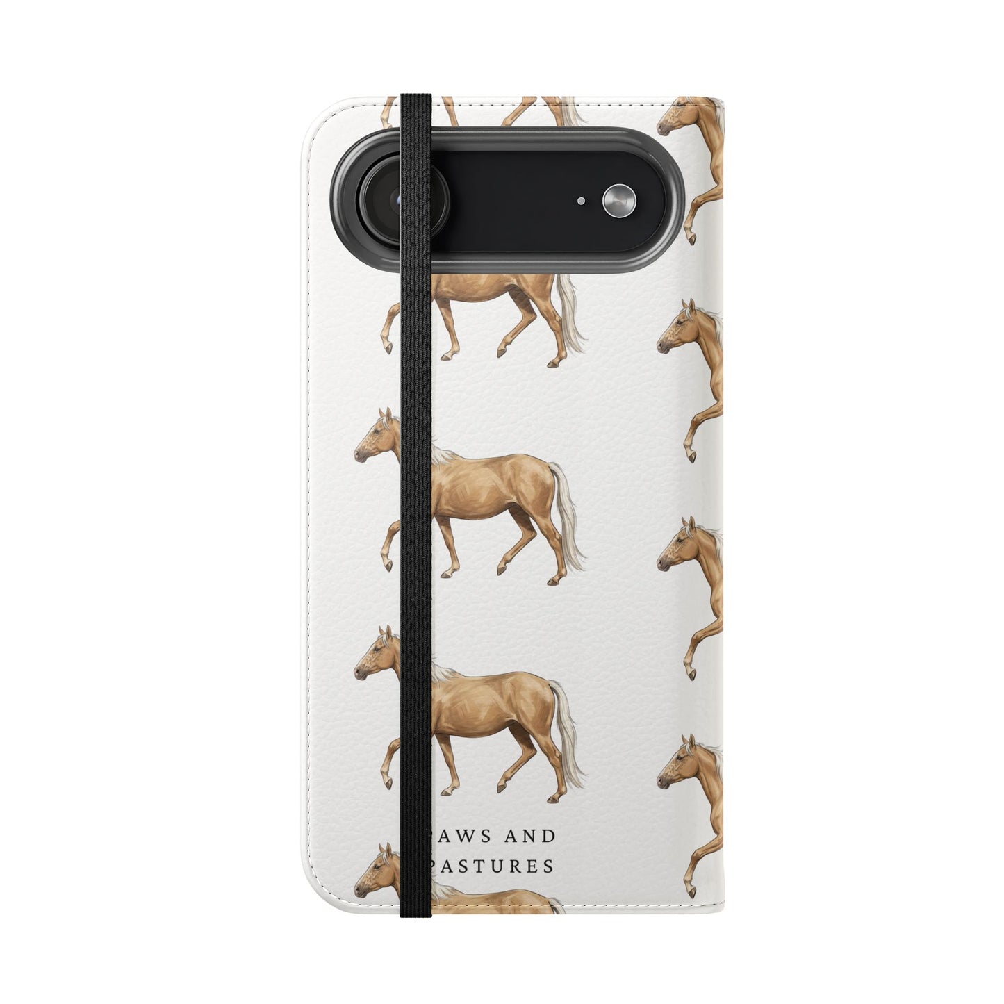 Horse Pattern iPhone Flip Case