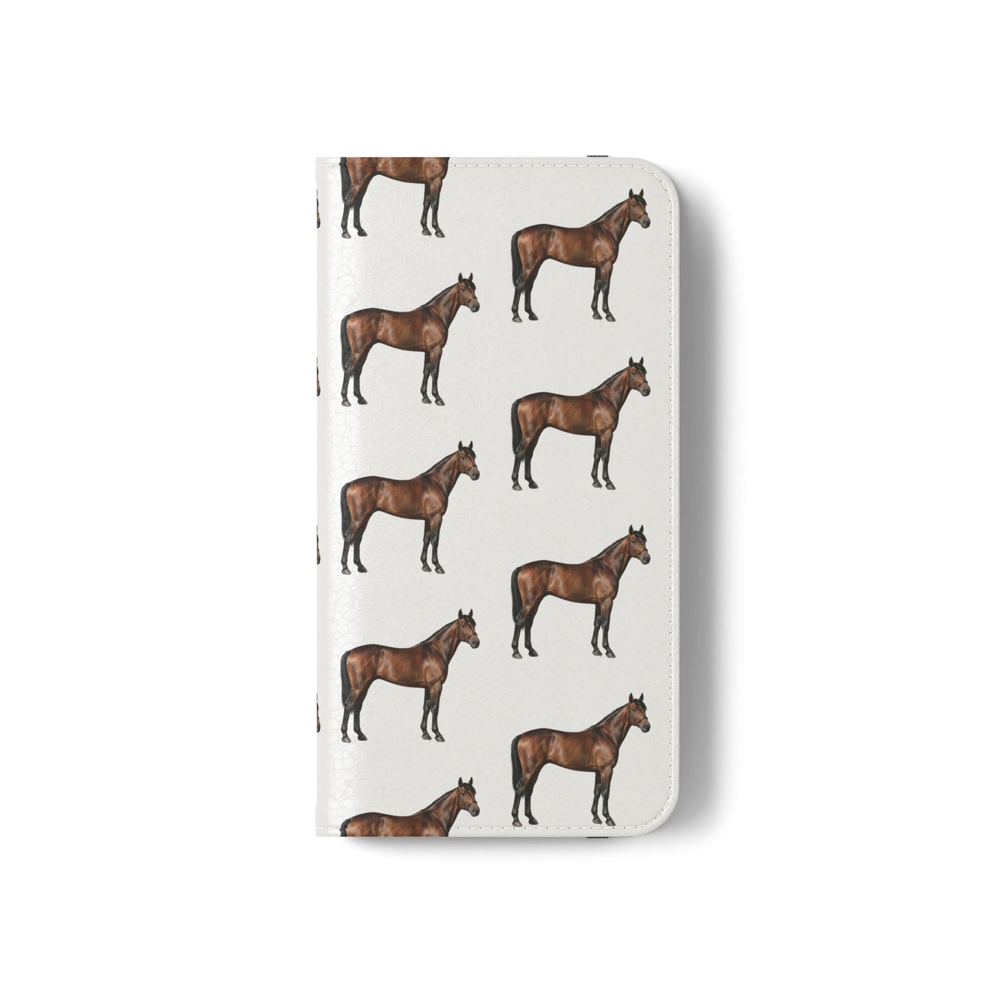 Horse Pattern iPhone Flip Case