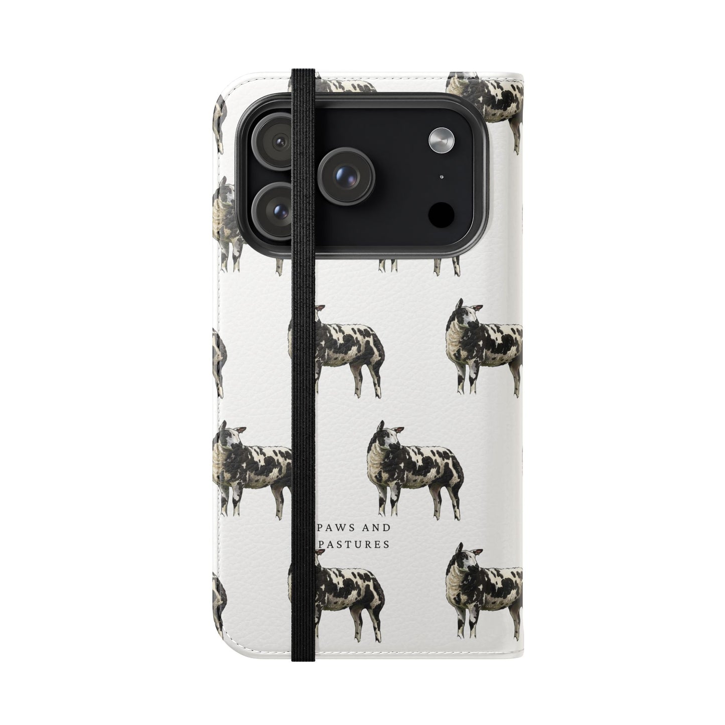 Ditch Spotted Sheep iPhone Flip Case