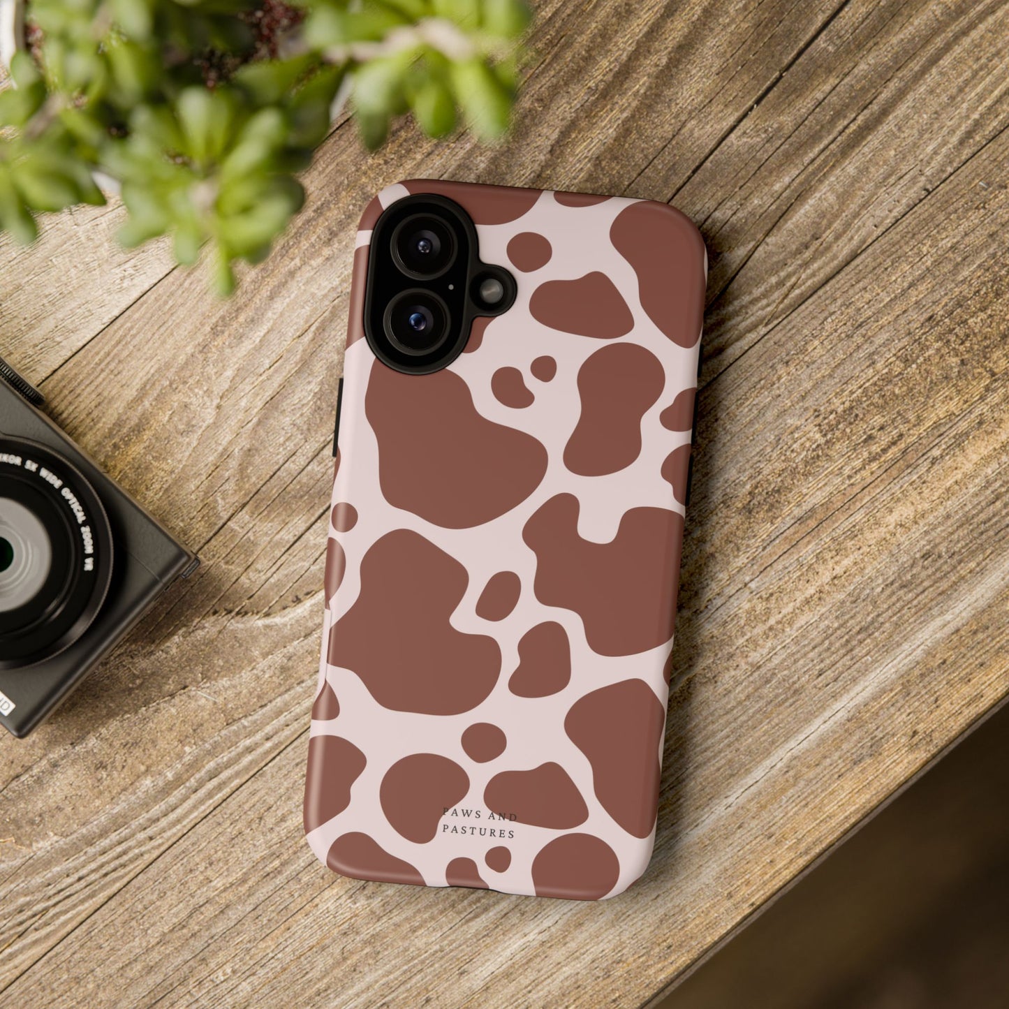 Cow Print Phone Case - Paws and Pastures