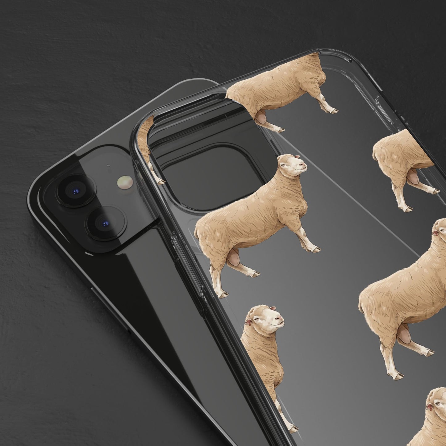 Dorset Sheep Pattern iPhone Clear Case