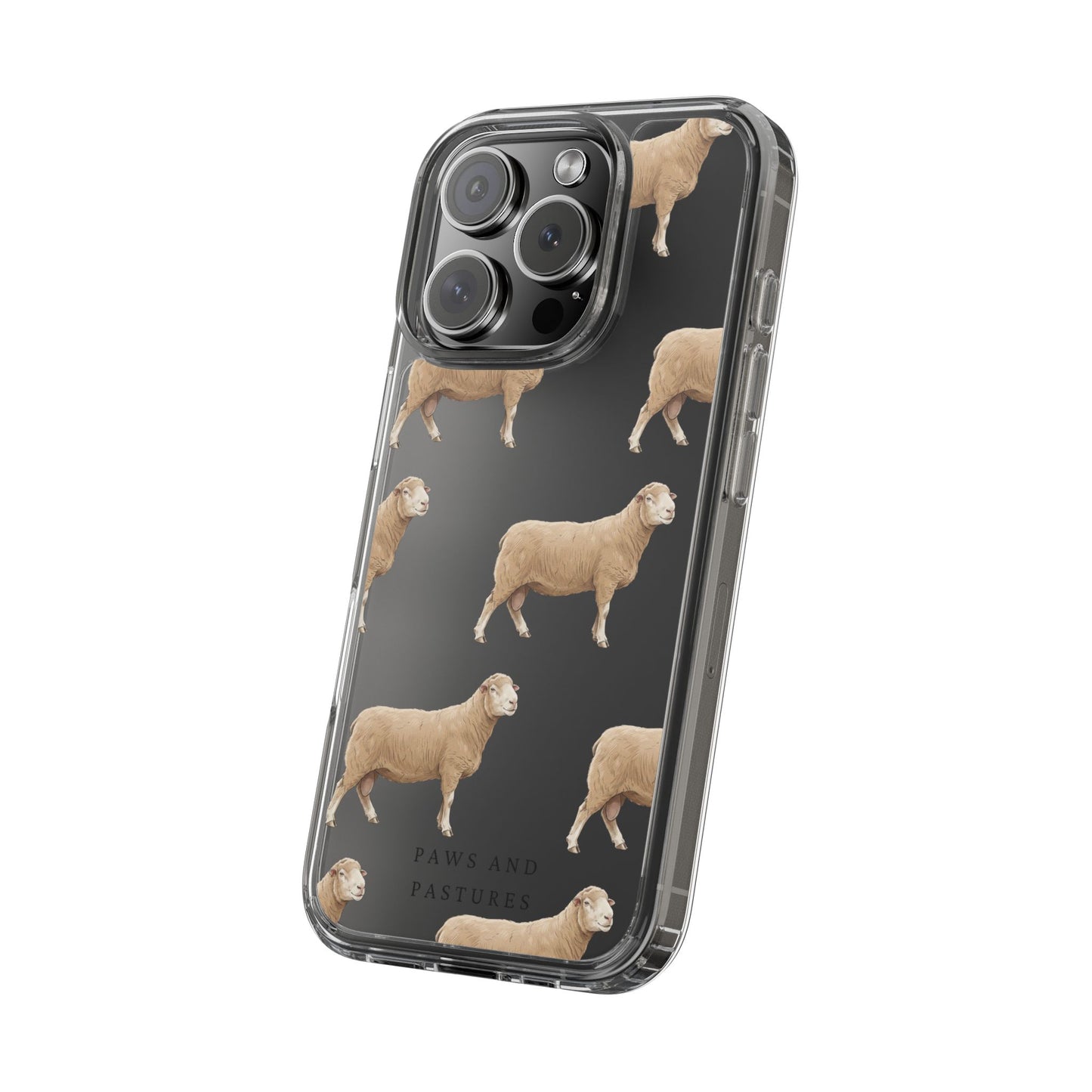 Dorset Sheep Pattern iPhone Clear Case