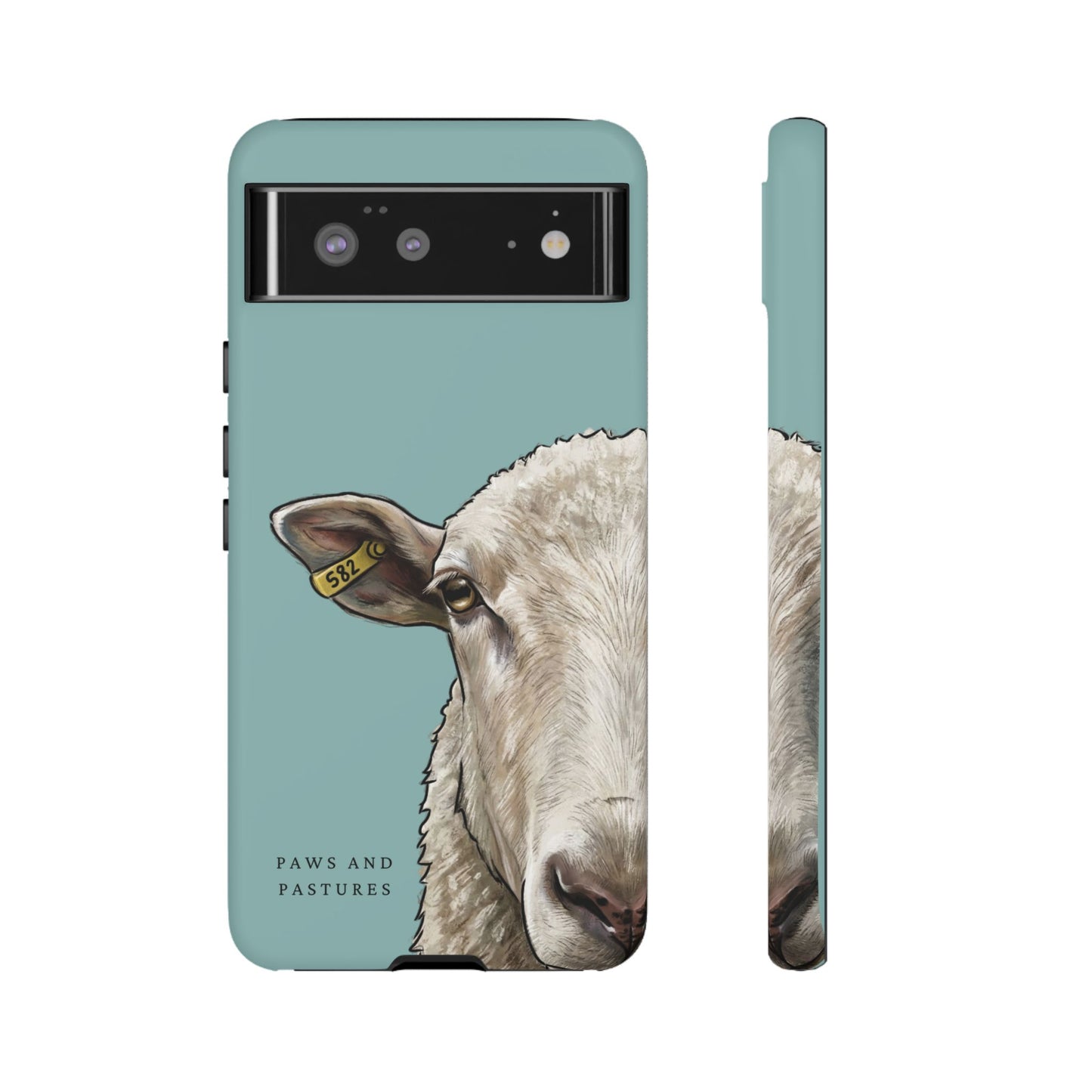 Teal Sheep Phone Case