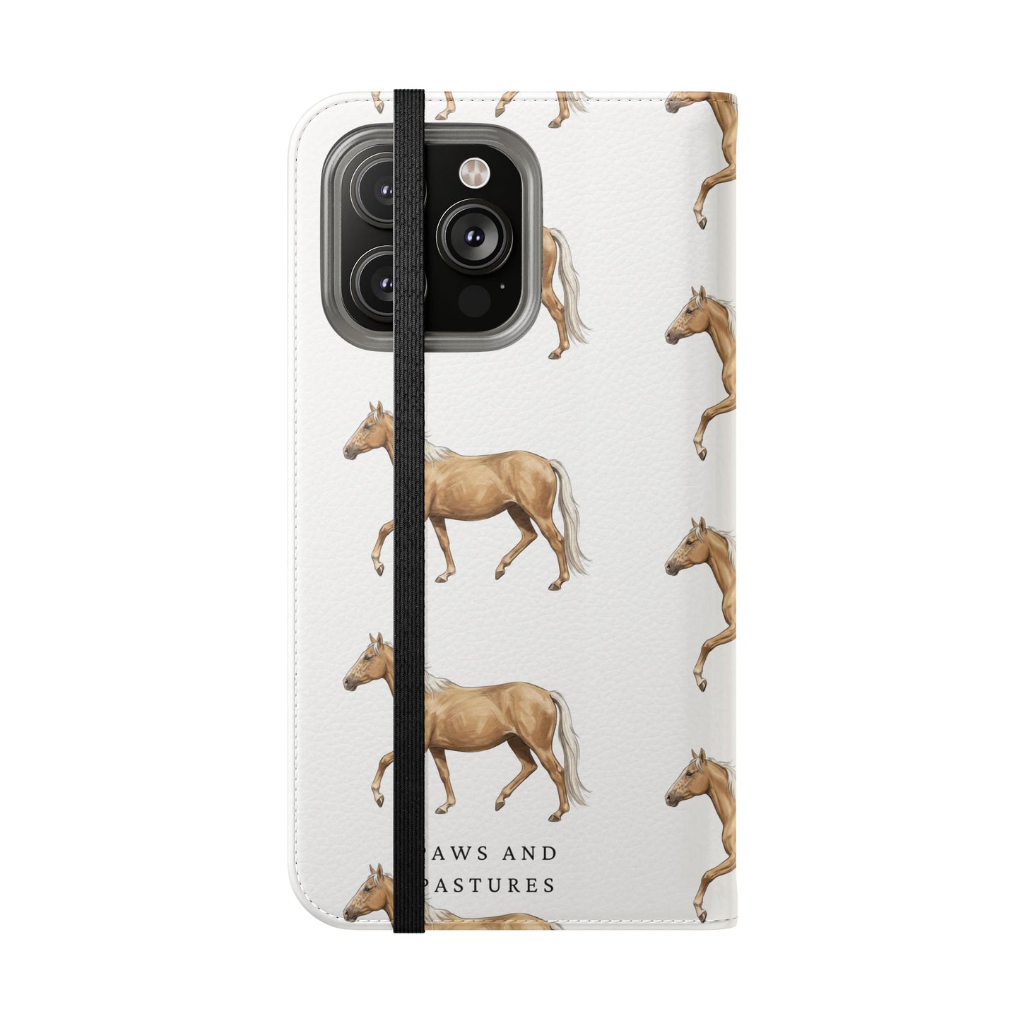 Horse Pattern iPhone Flip Case