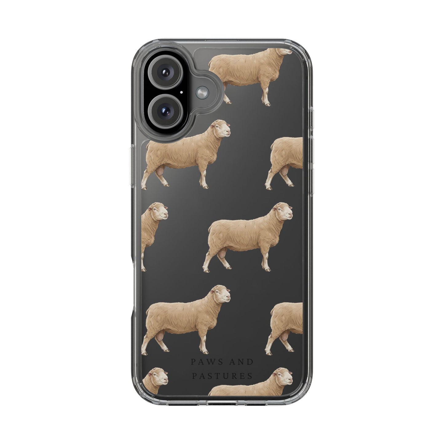 Dorset Sheep Pattern iPhone Clear Case