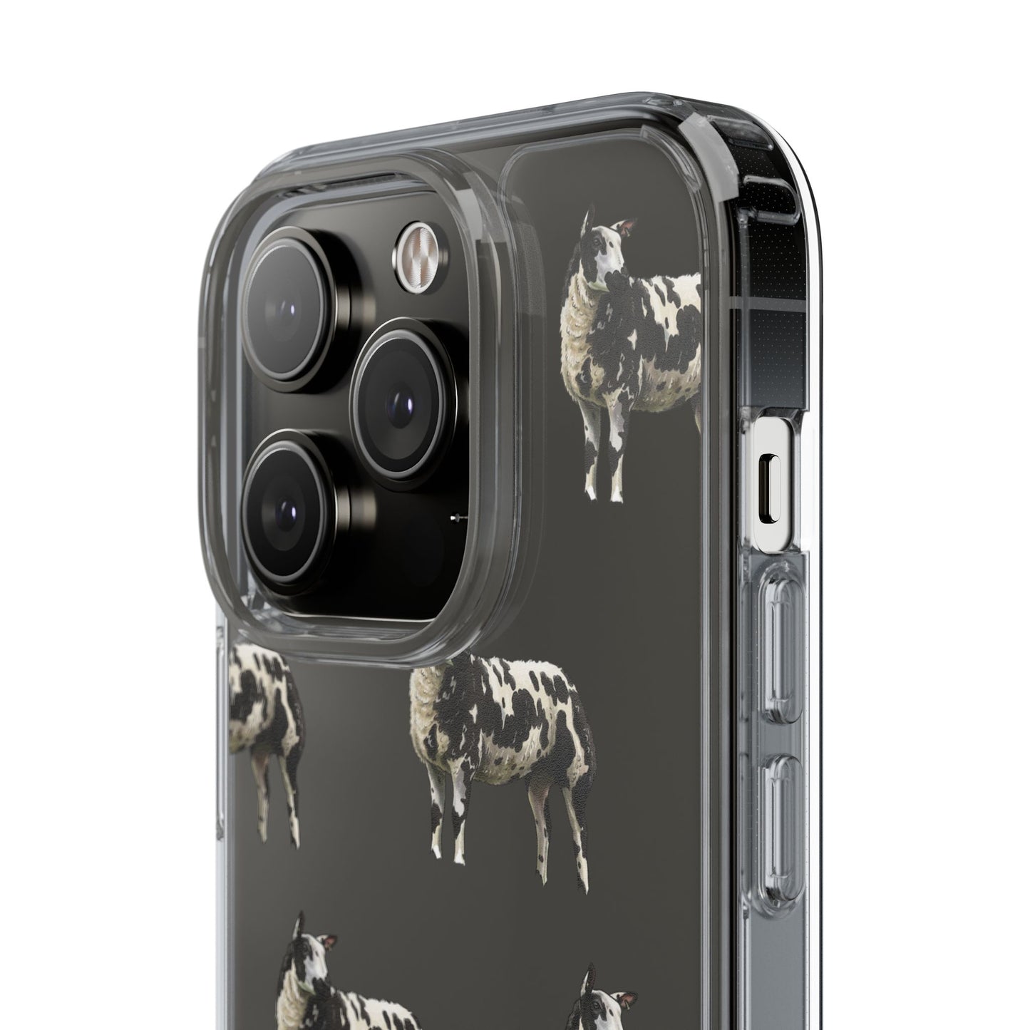 Dutch Spotted Sheep Pattern iPhone Clear Case