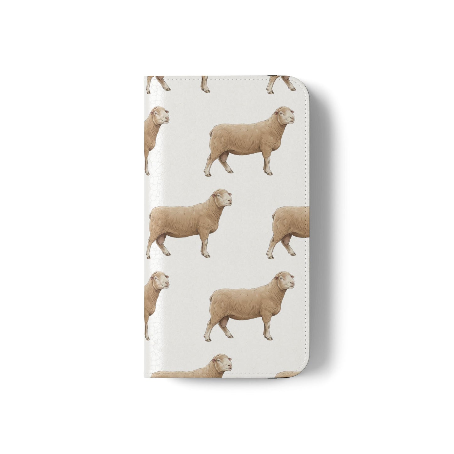 Sheep Pattern iPhone Flip Case