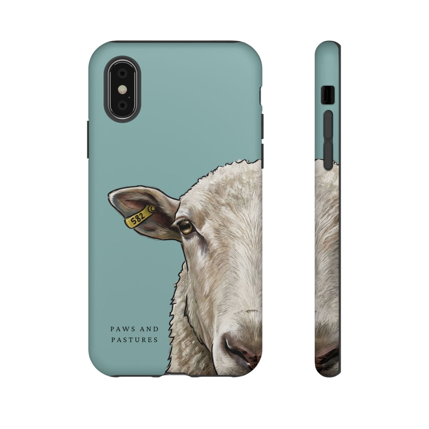 Teal Sheep Phone Case