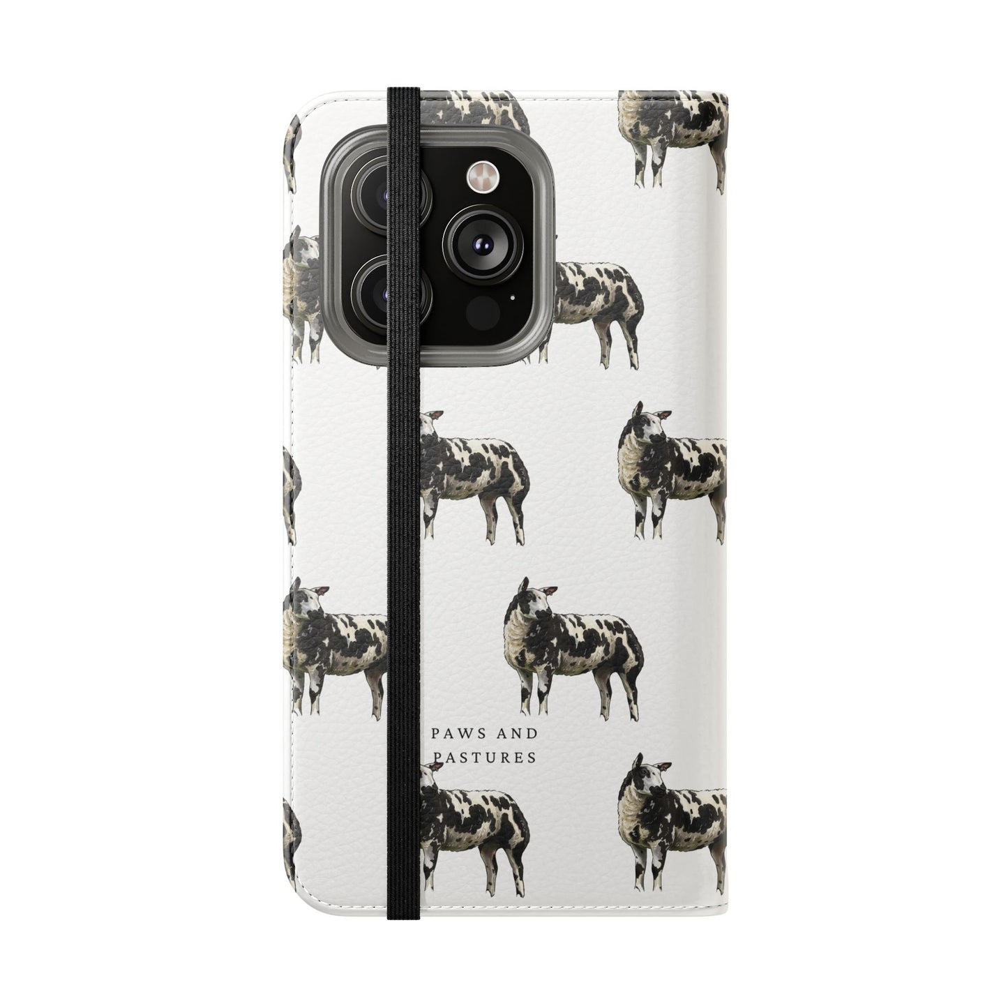 Ditch Spotted Sheep iPhone Flip Case
