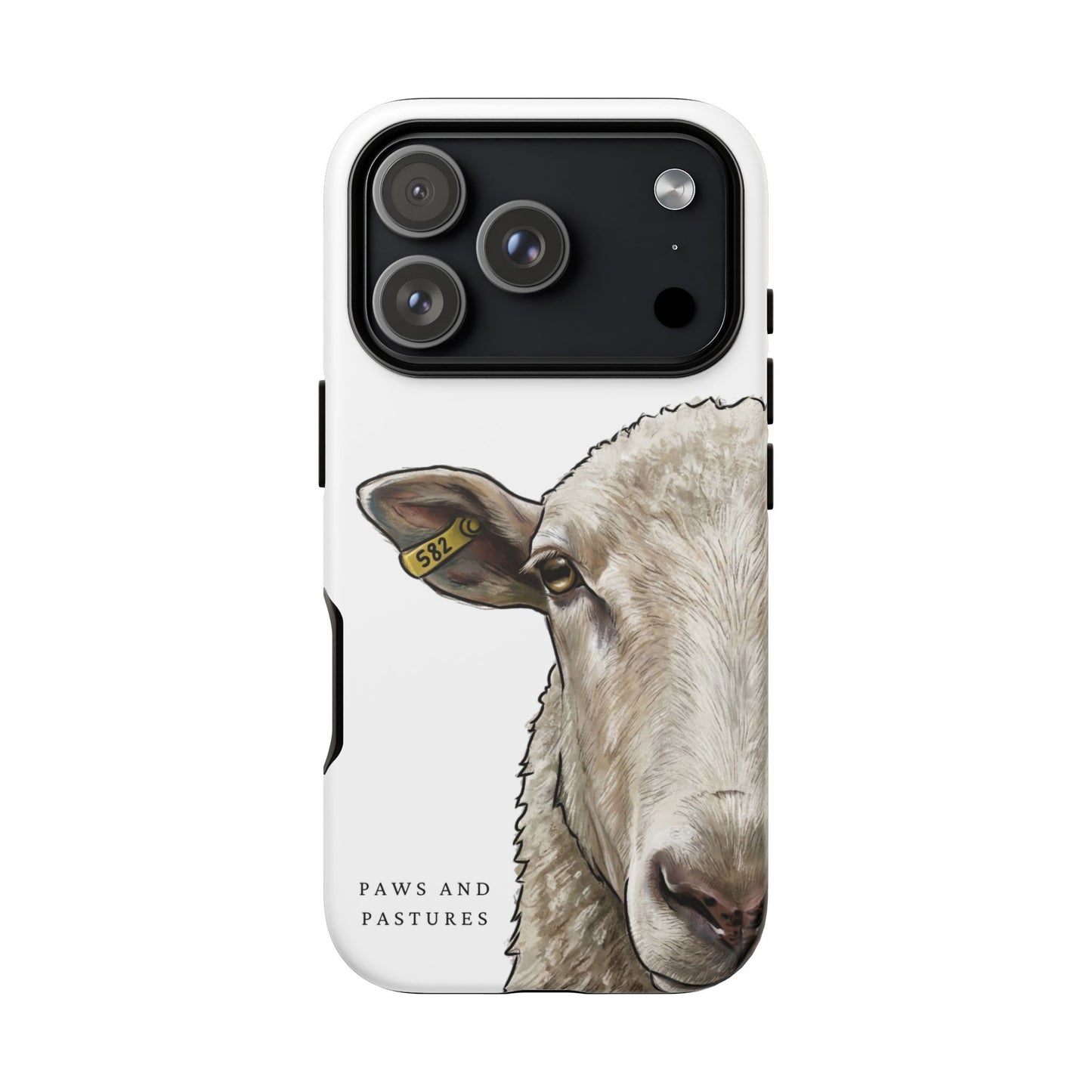 White Sheep Phone Case