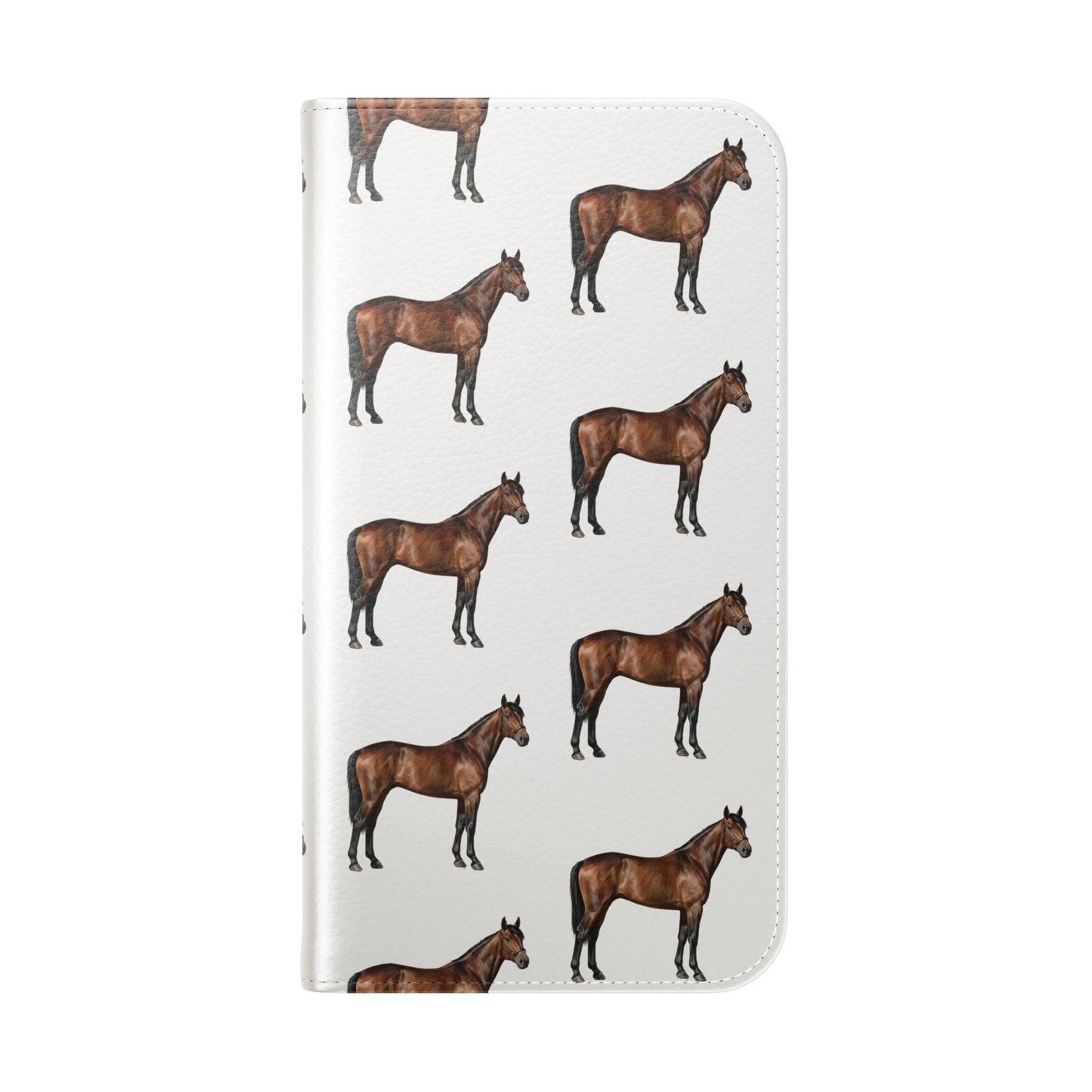 Horse Pattern iPhone Flip Case