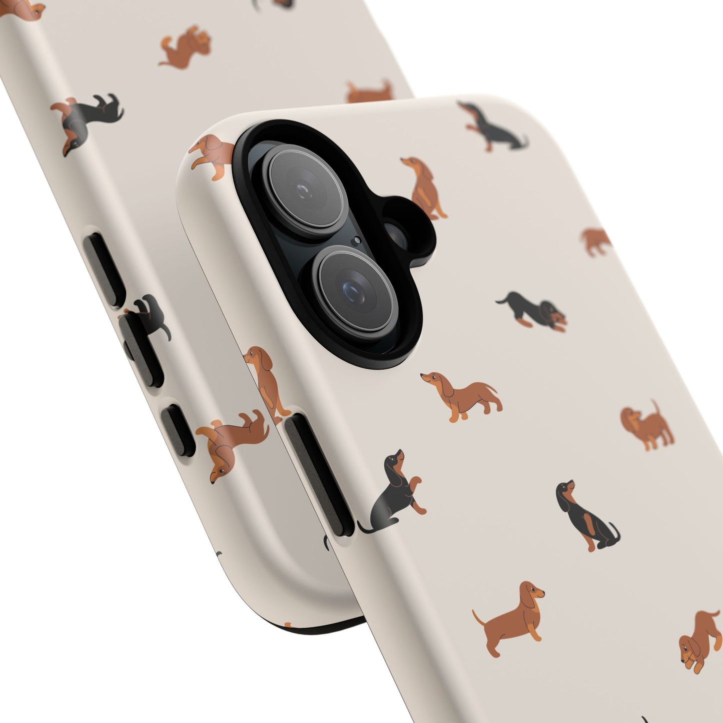 Dachshund Pattern Phone Case — Cute Wiener Dog Protective Cover