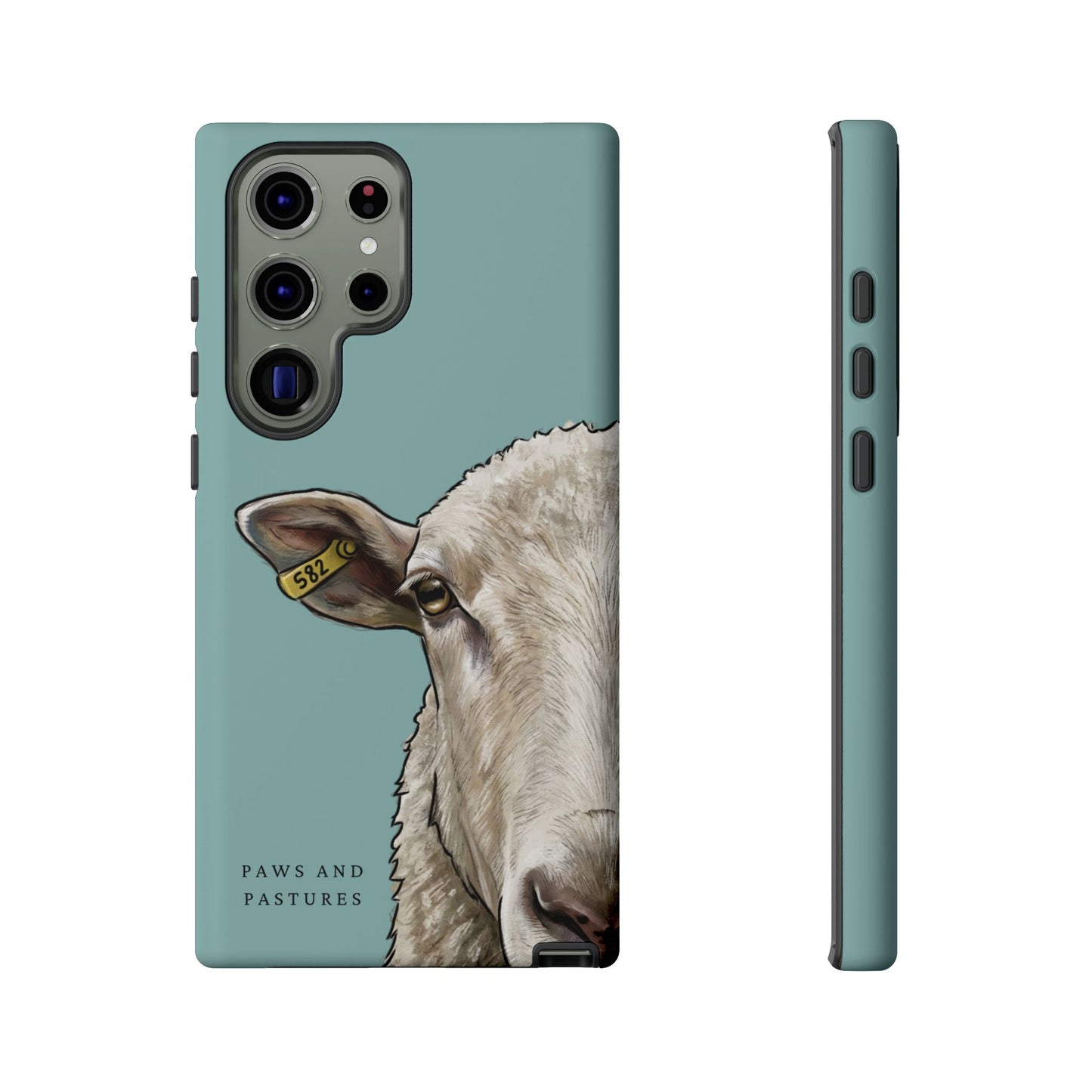 Teal Sheep Phone Case