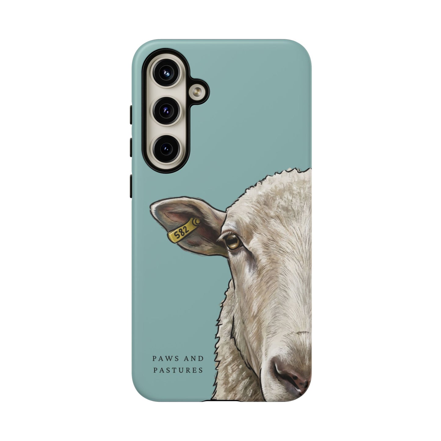 Teal Sheep Phone Case