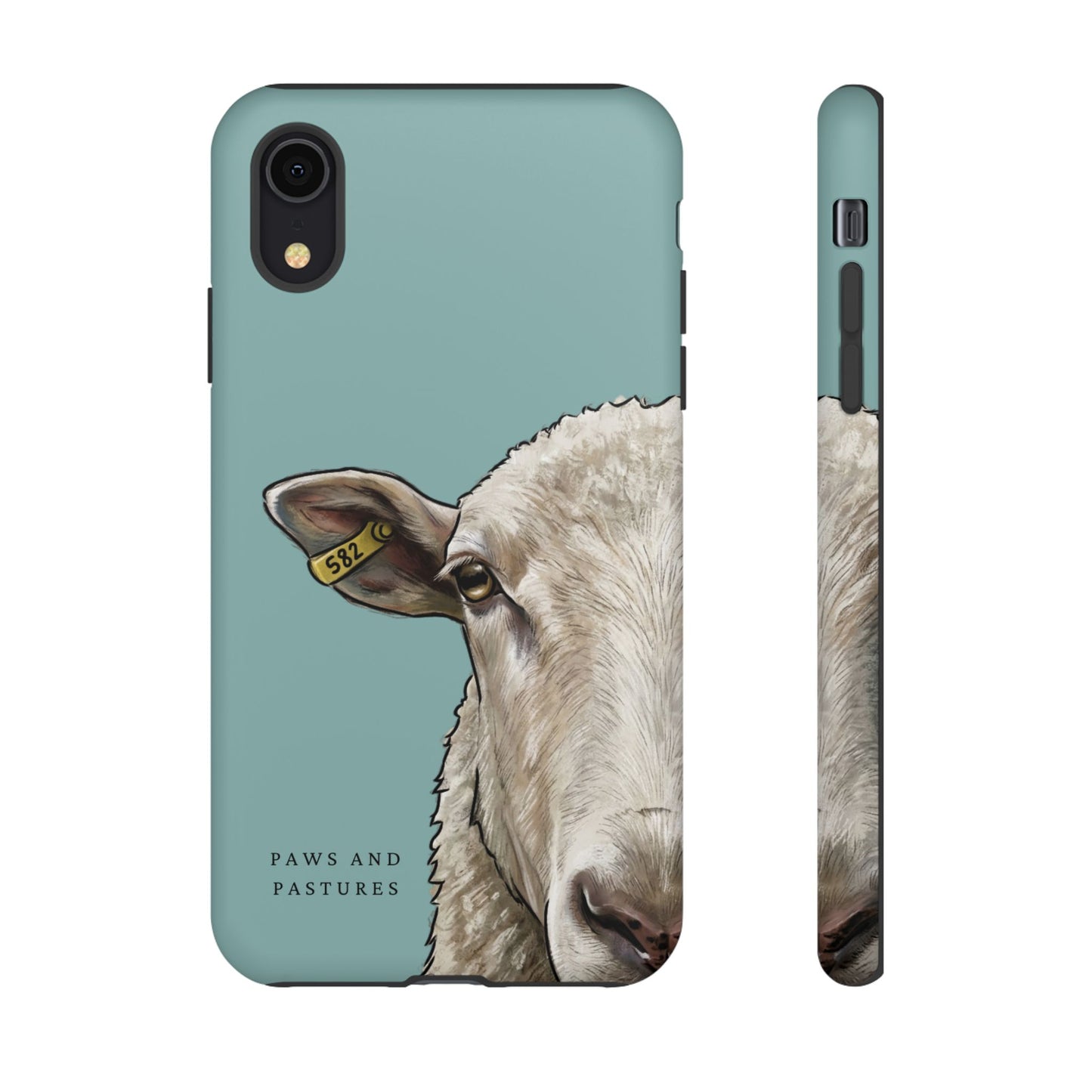 Teal Sheep Phone Case